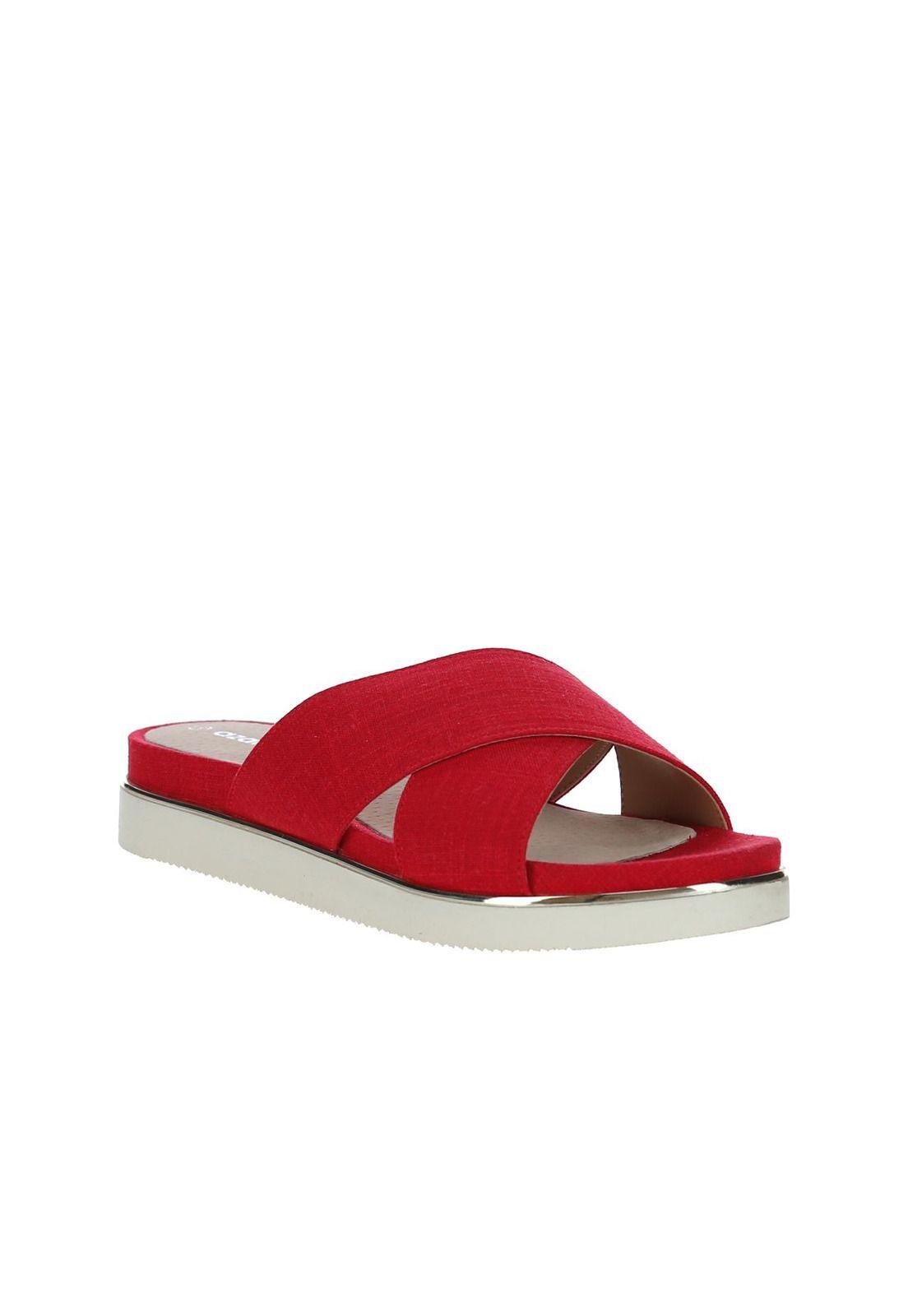 Sandalia Mujer Ancla Rojo-1