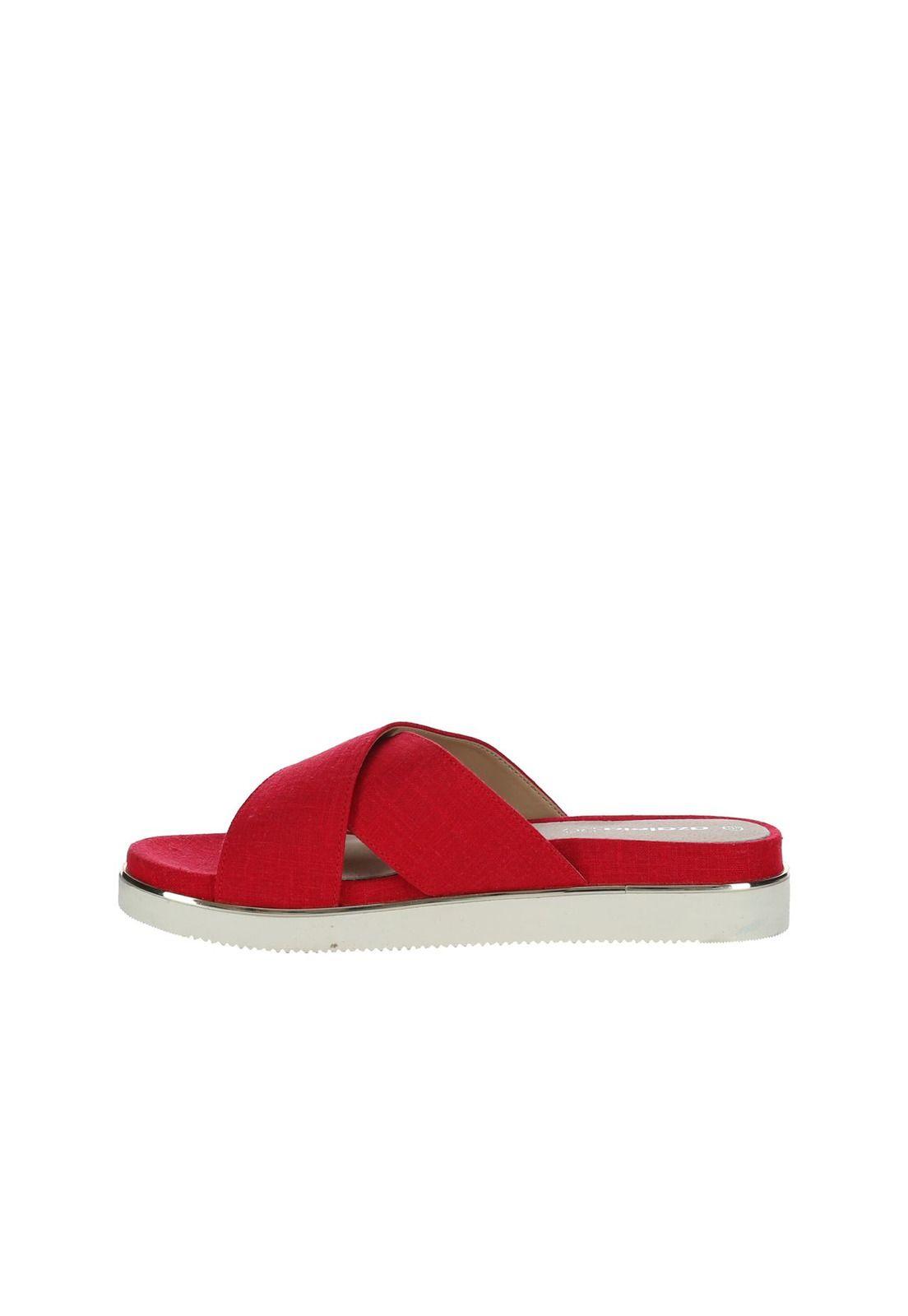 Sandalia Mujer Ancla Rojo-4