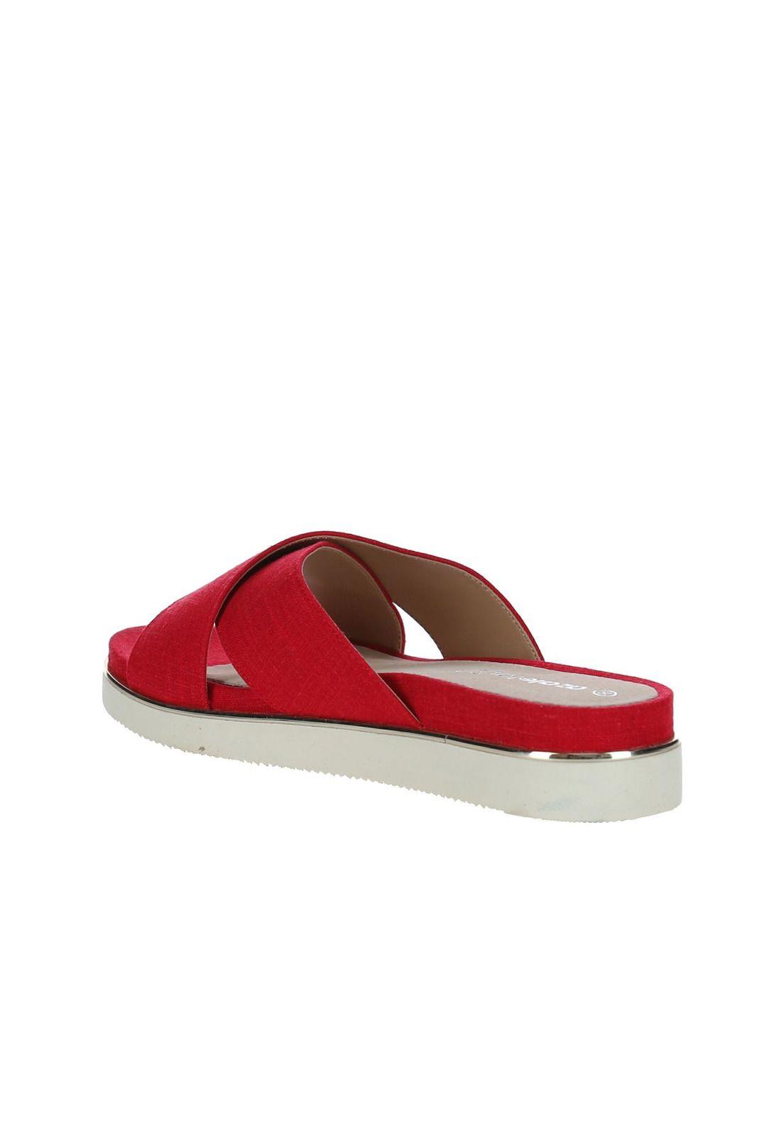 Sandalia Mujer Ancla Rojo-5