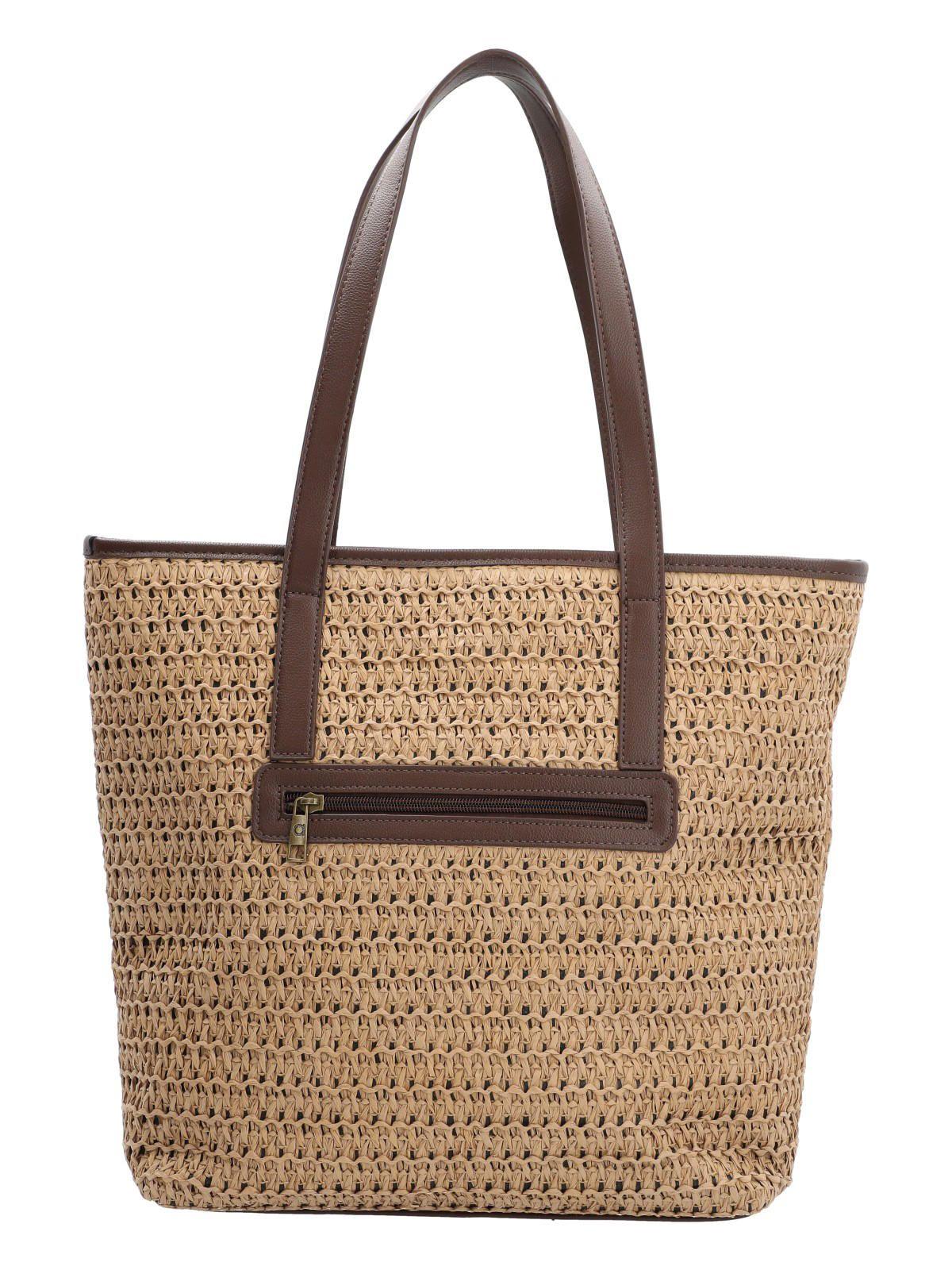Cartera Mujer Zanzibar Tote Café Claro-2
