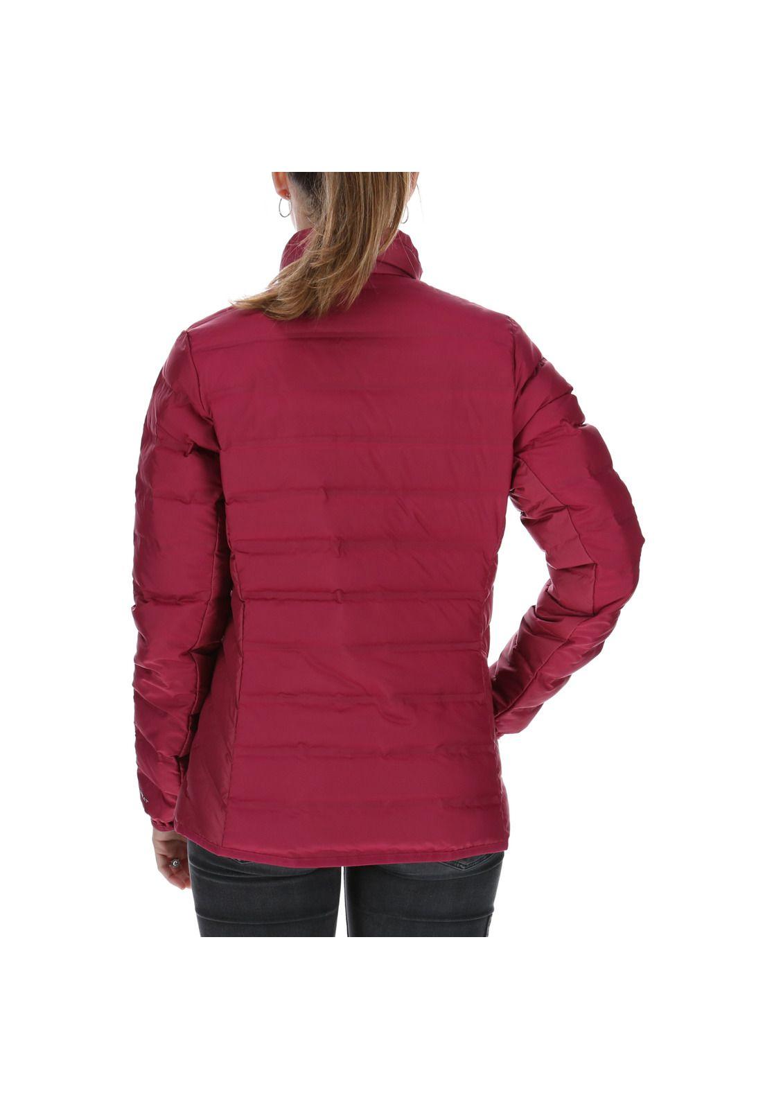 Parka Mujer Charter Oak Down Polyester Burdeo-2