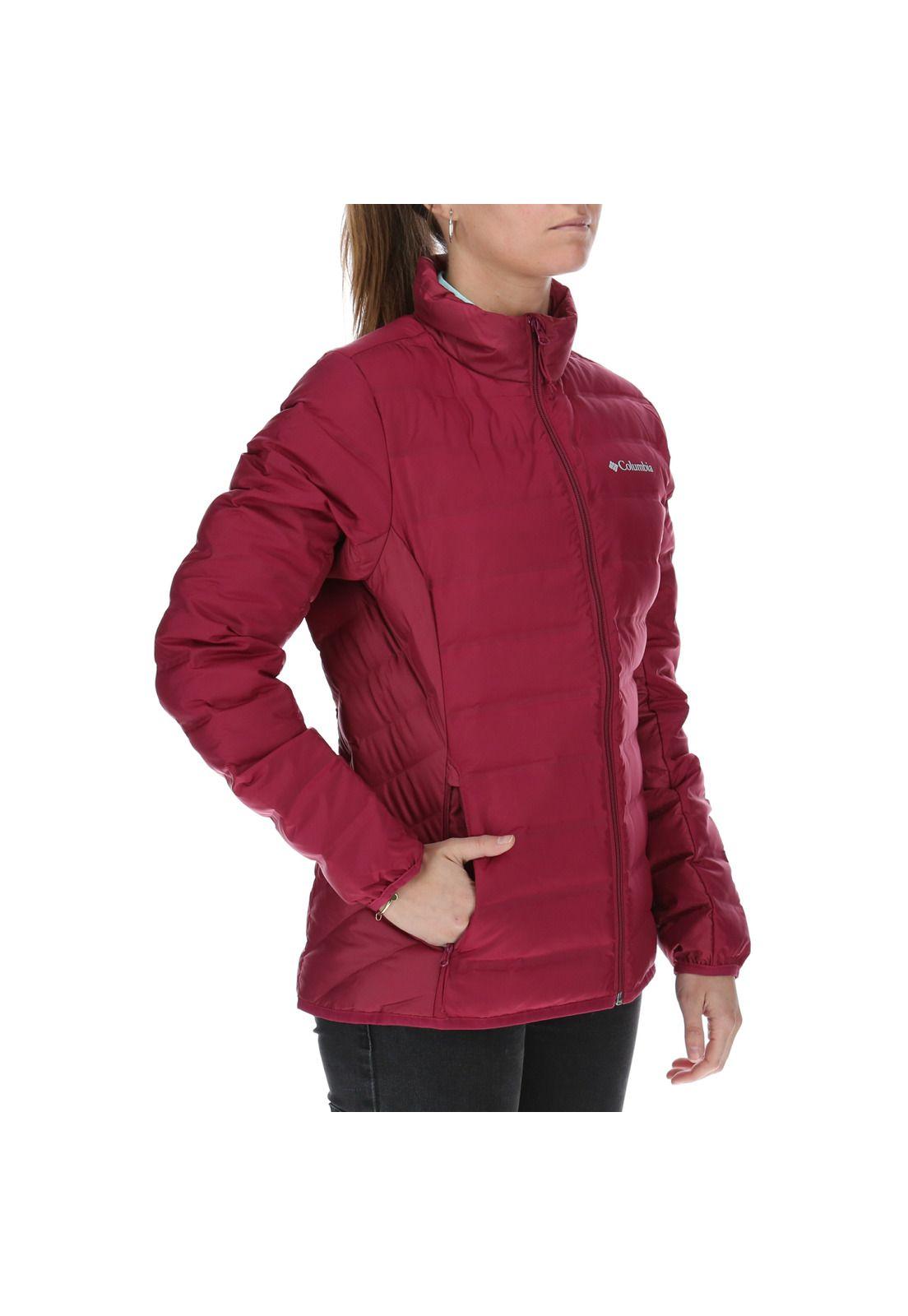 Parka Mujer Charter Oak Down Polyester Burdeo-3