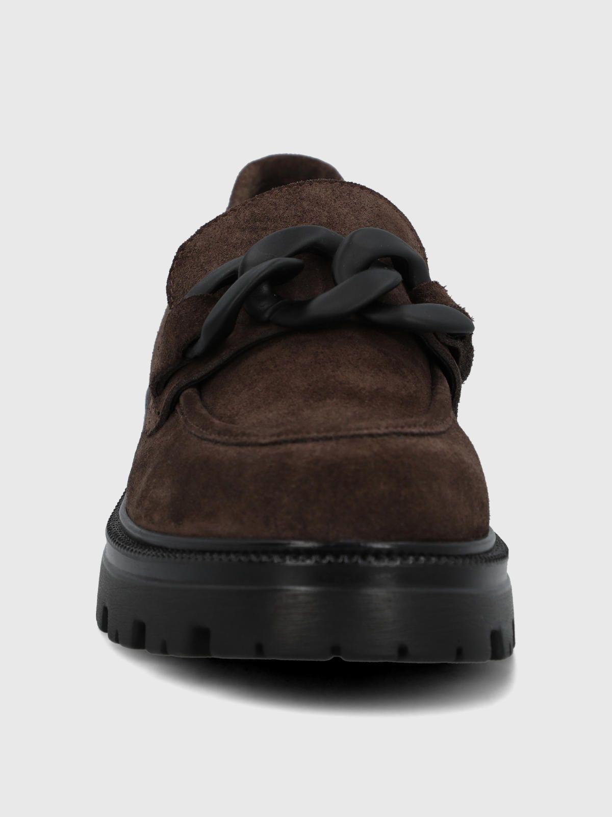 Mocasin Cuero Mujer Lively Café-3