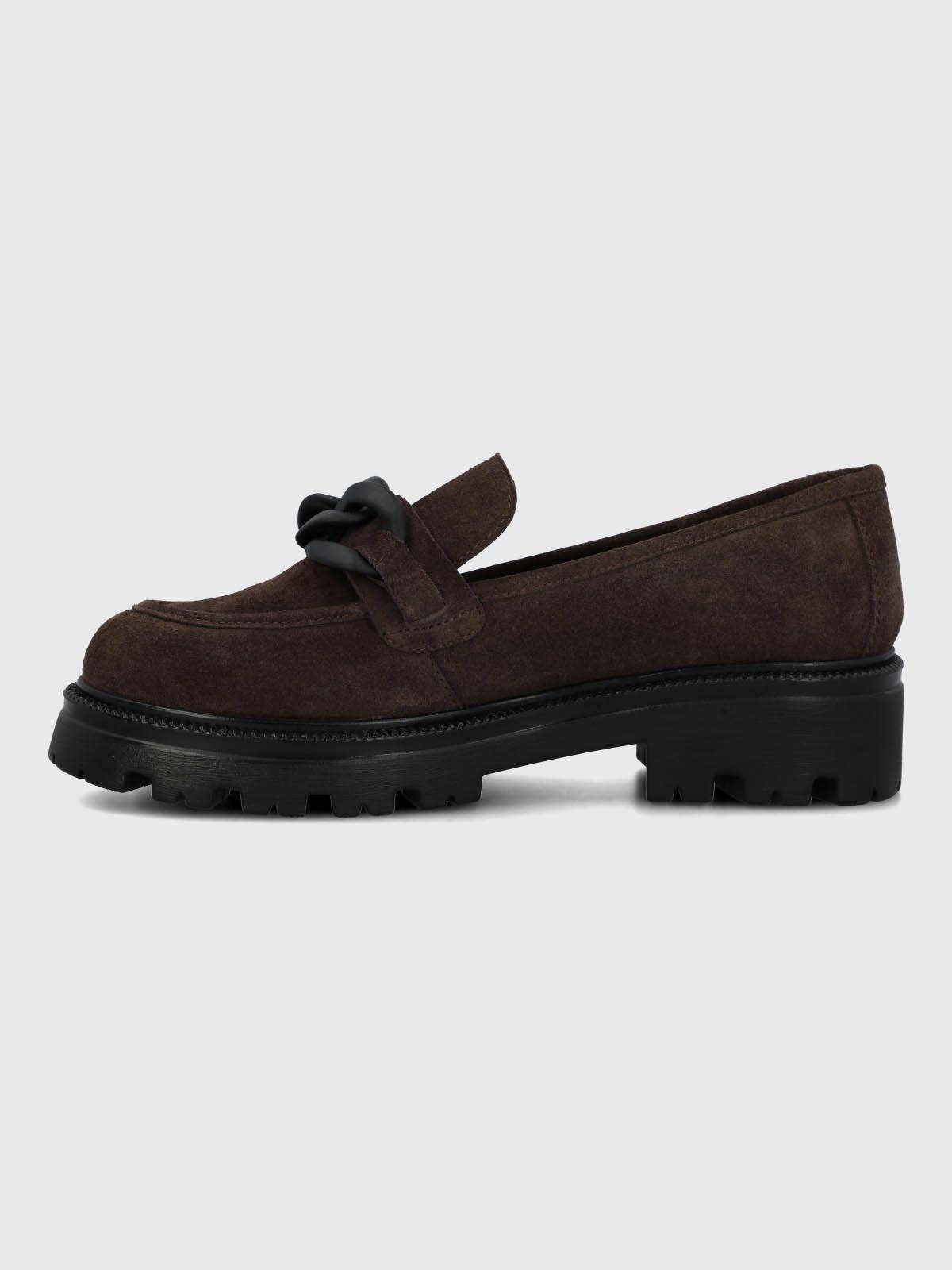 Mocasin Cuero Mujer Lively Café-4