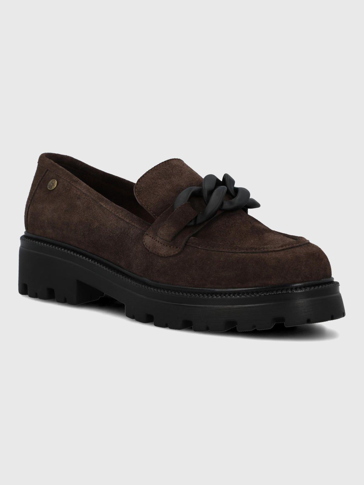 Mocasin Cuero Mujer Lively Café-0