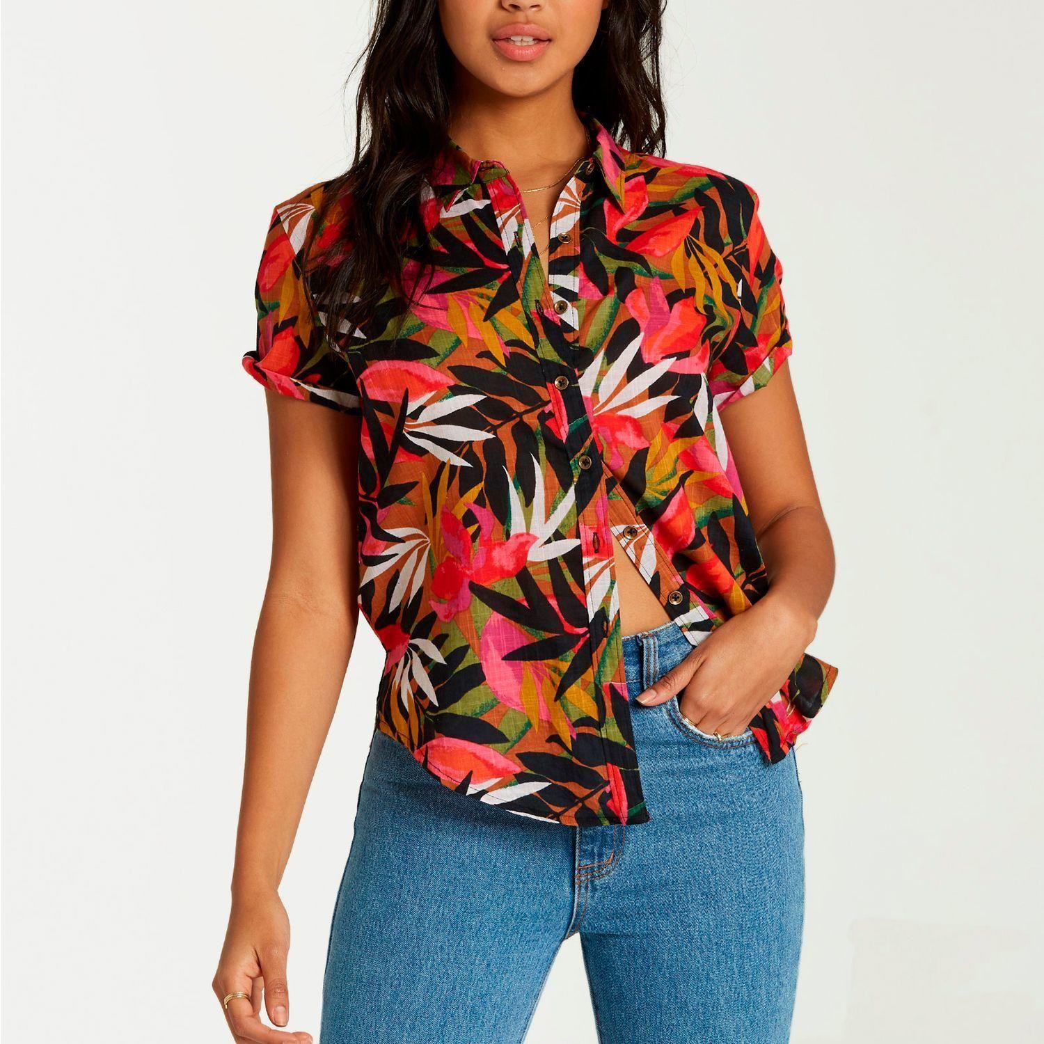 Blusa Mujer Hawaiian Daze Multicolor-0