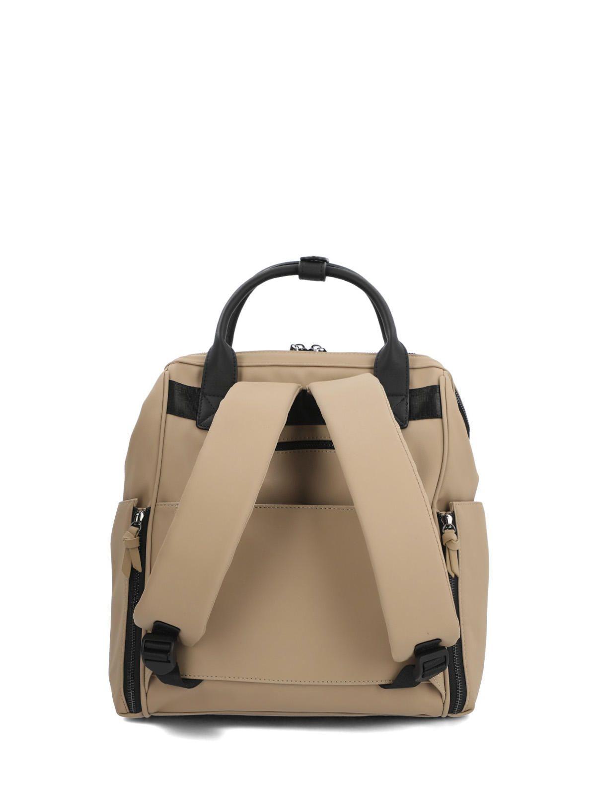 Mochila Ecocuero Mujer Horsham Back Beige-4