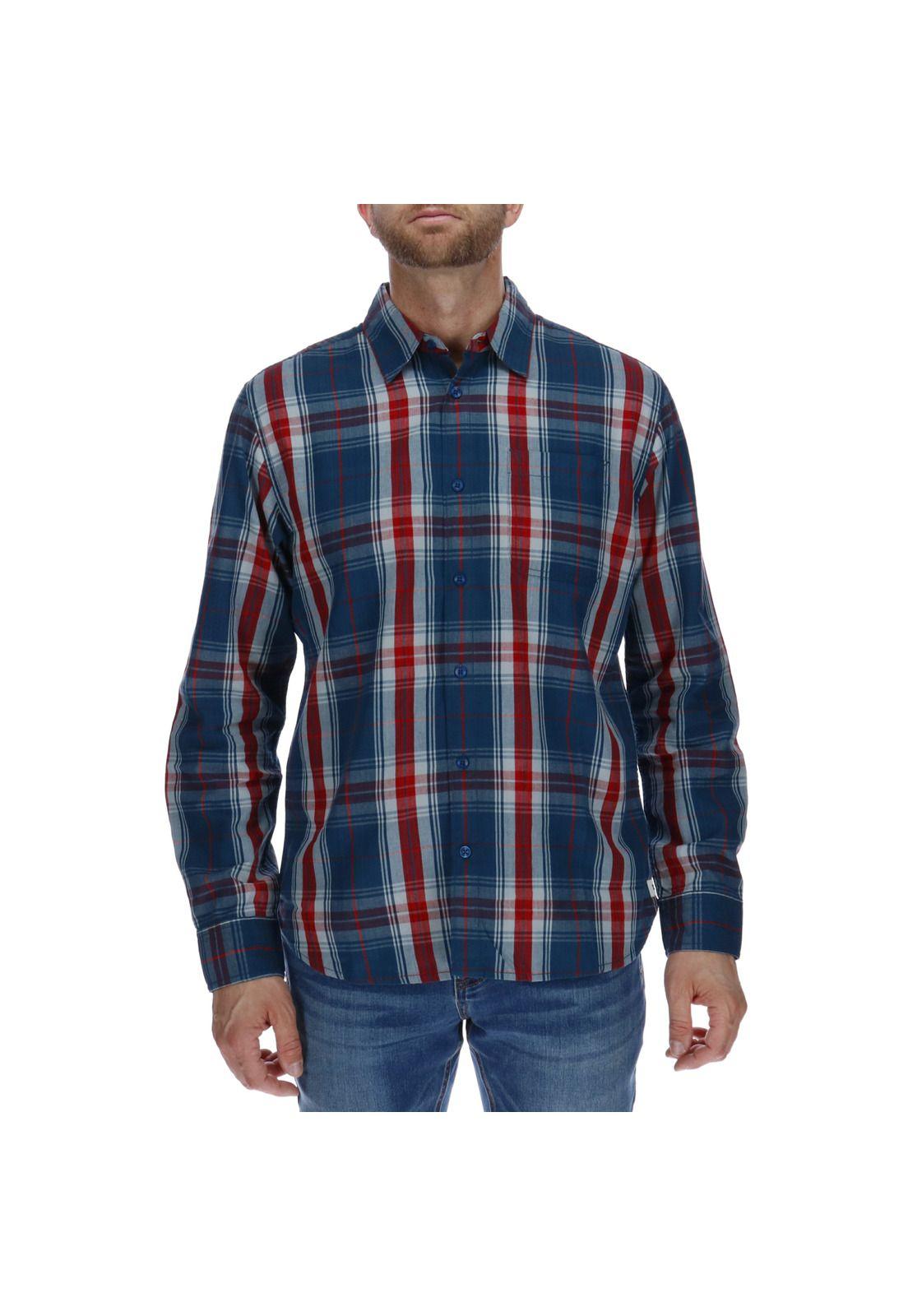 Camisa Ml Hombre Foundation Watch Tartan L/S Shirt Algodón Multicolor-0