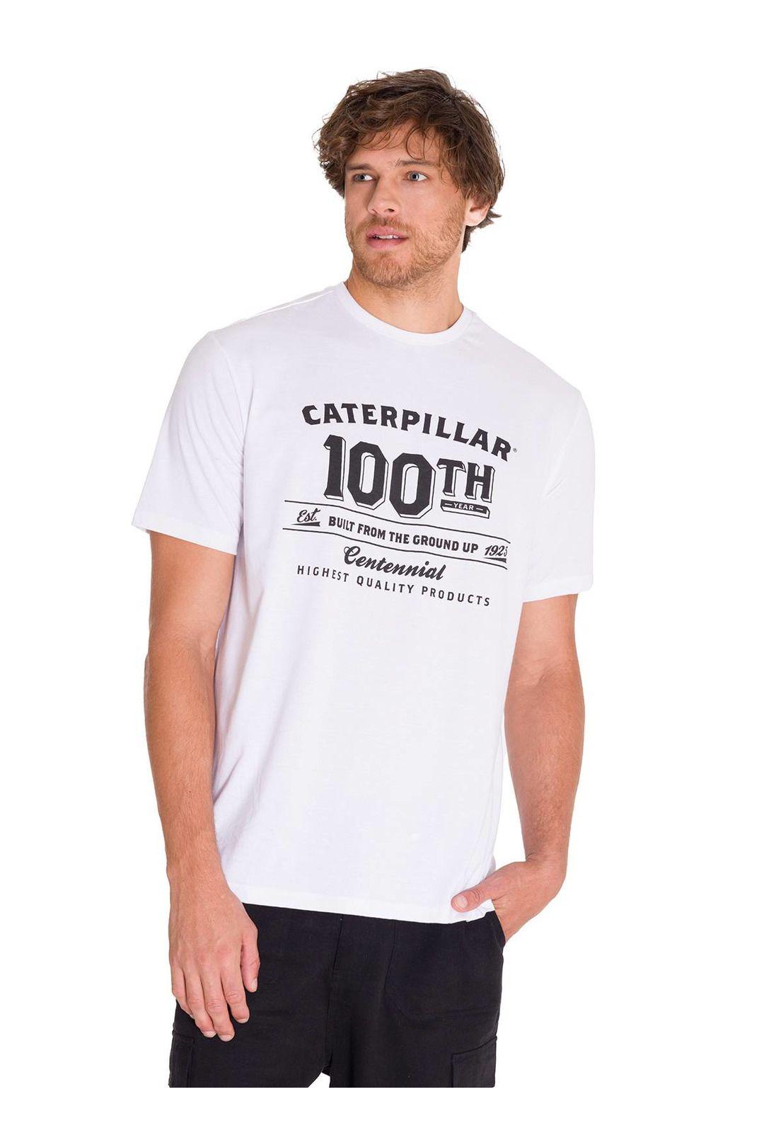 Polera Centennial 100 Years Hombre Blanca-1