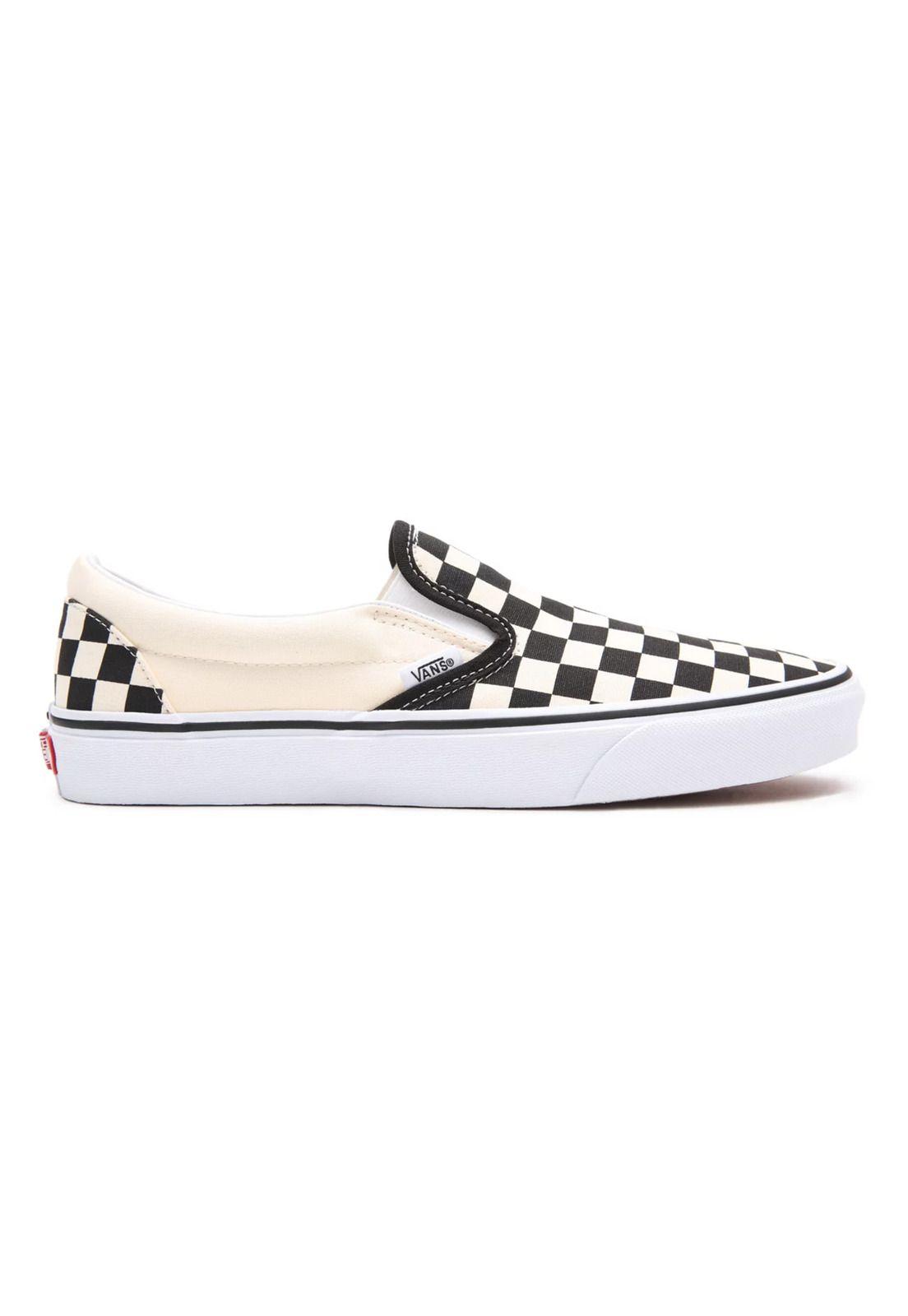 Zapatillas Unisex UA Classic Slip-On Checker Negra-0