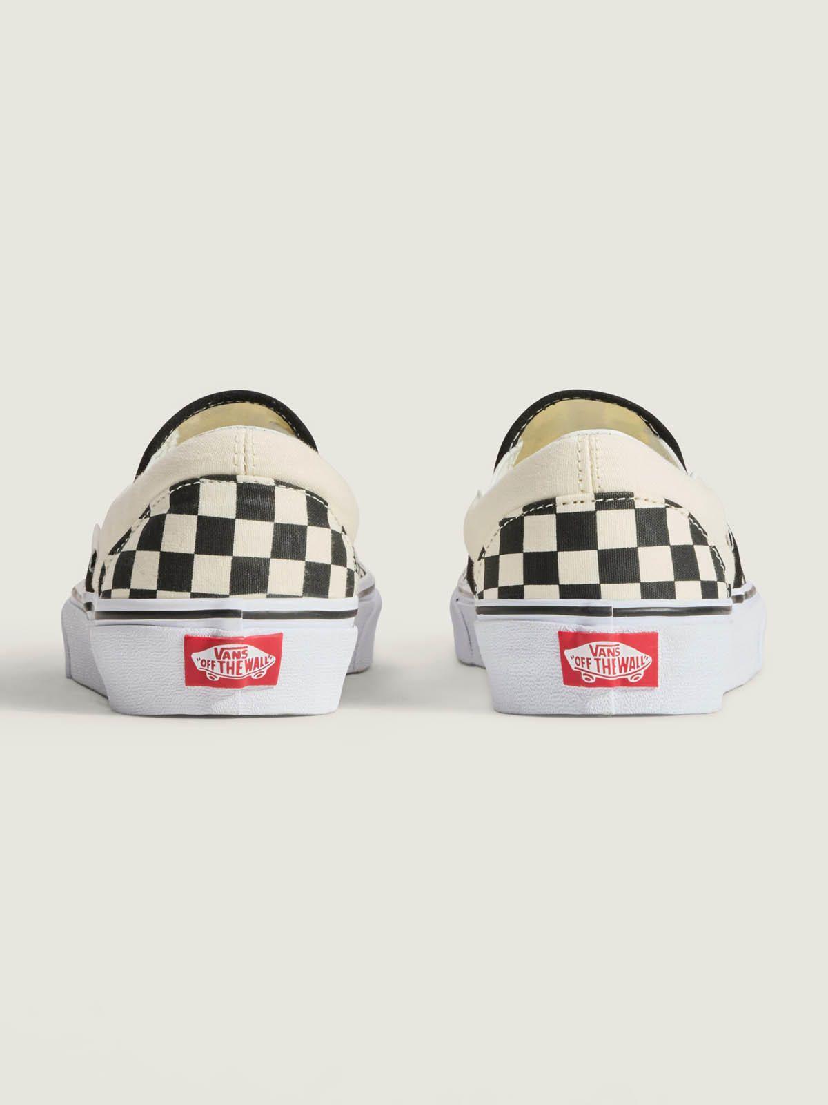 Zapatillas Unisex UA Classic Slip-On Checker Negra-5