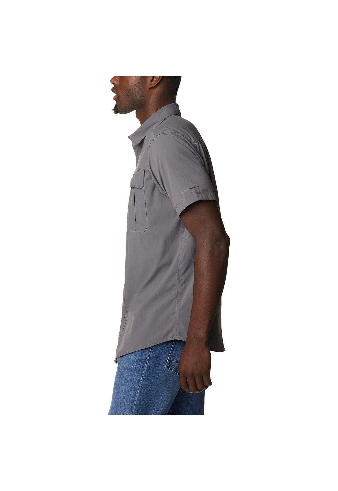 Camisa M/C Newton Ridge Ii Ss Gris Hombre-4