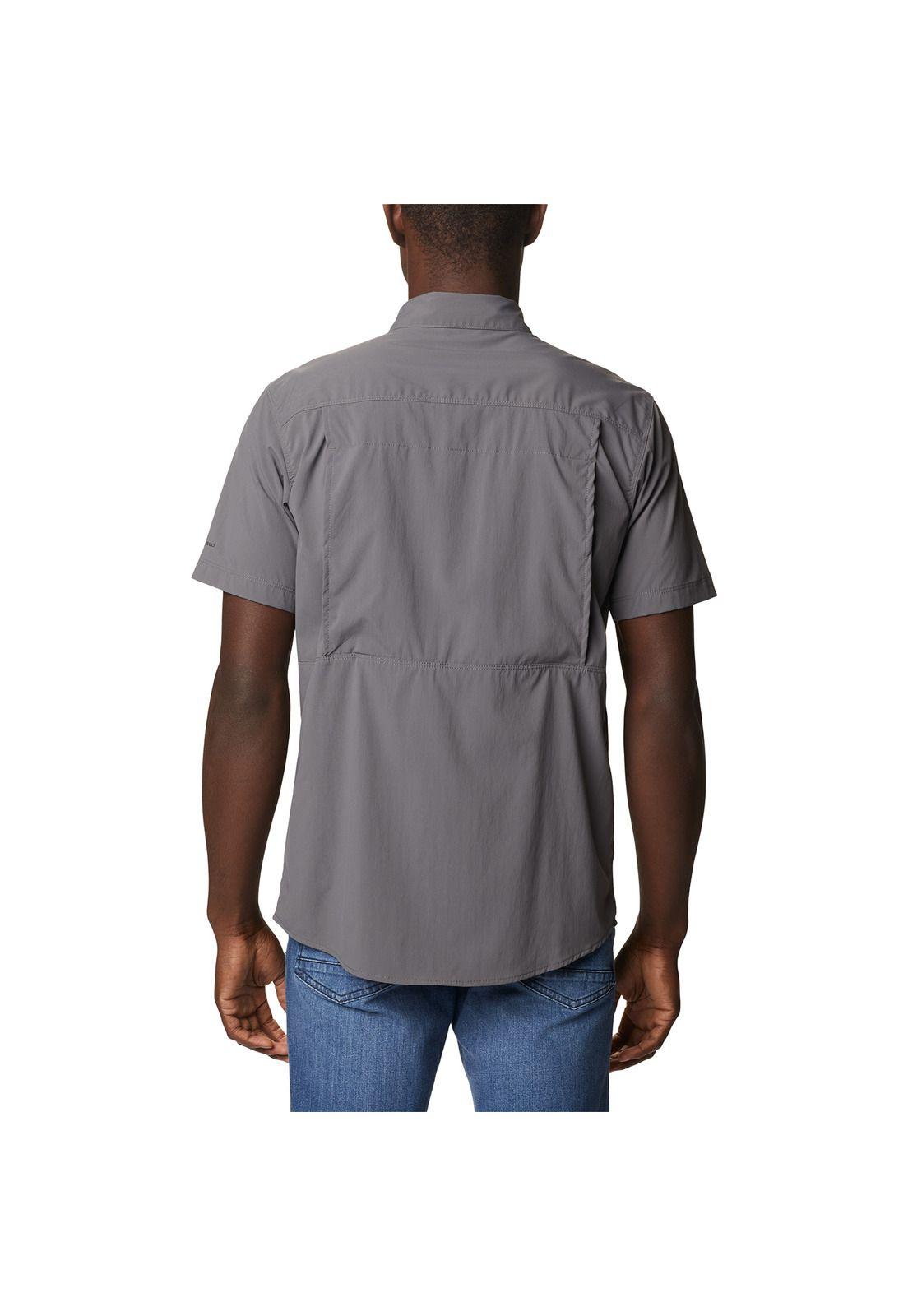 Camisa M/C Newton Ridge Ii Ss Gris Hombre-5