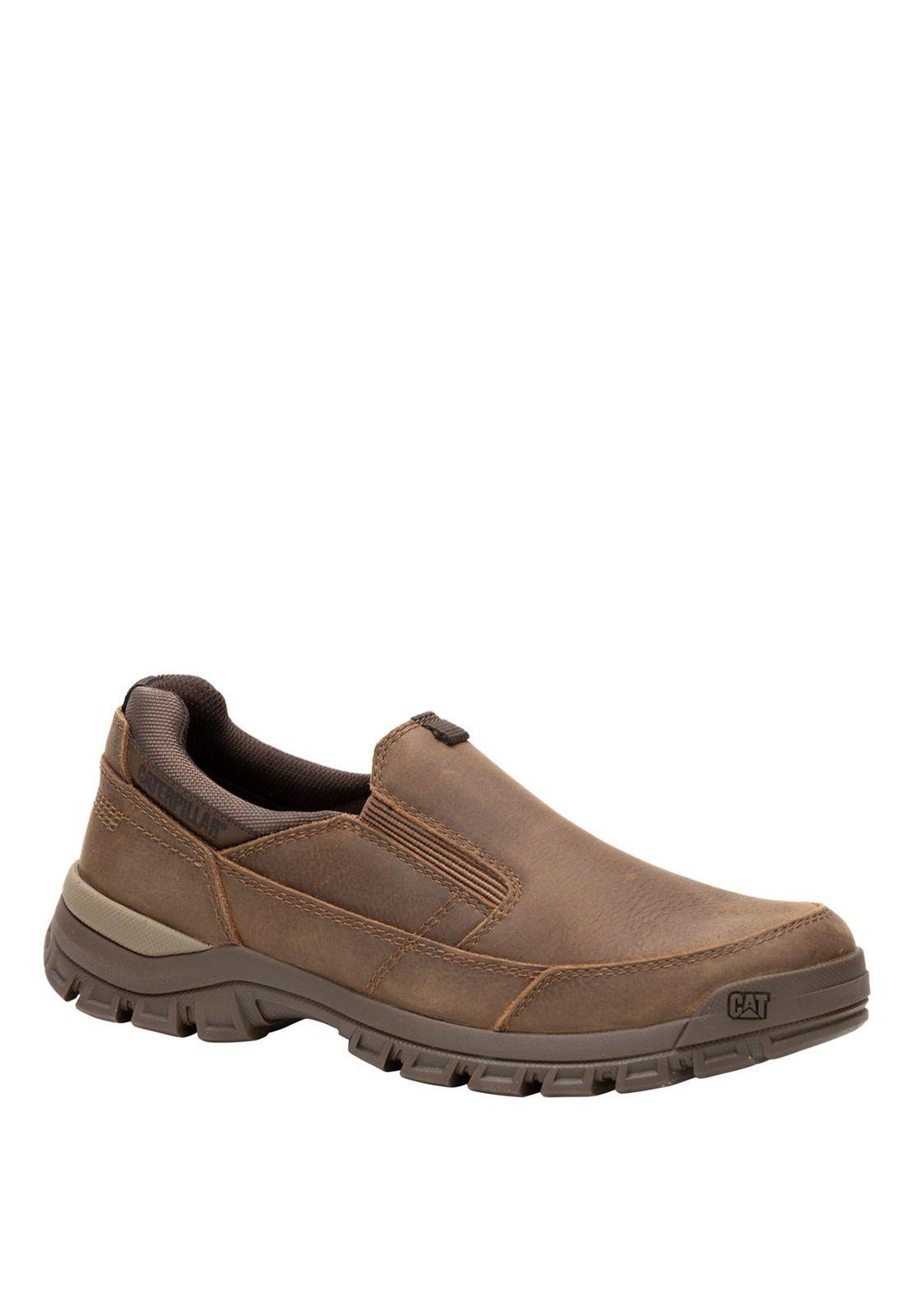 Zapatilla Cuero Hombre Threshold SlipOn Café Oscuro-0