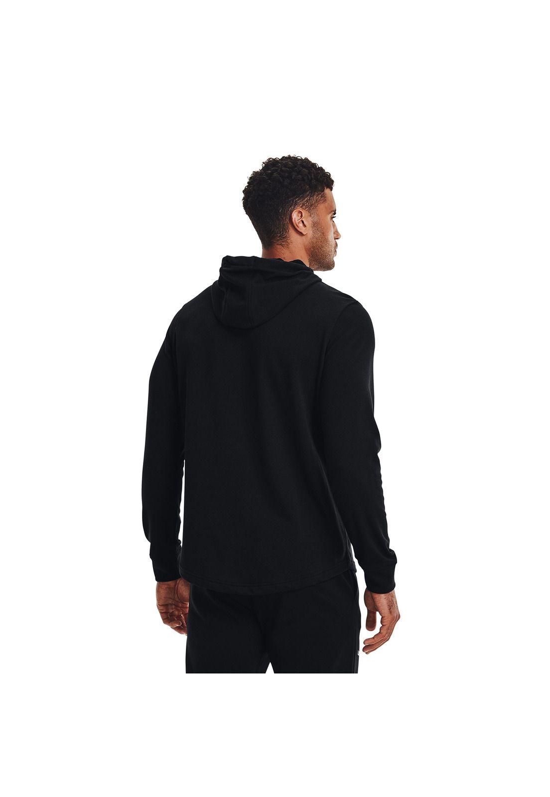Polerón Buzo Hombre Rival Terry Logo Hoodie Negro-3