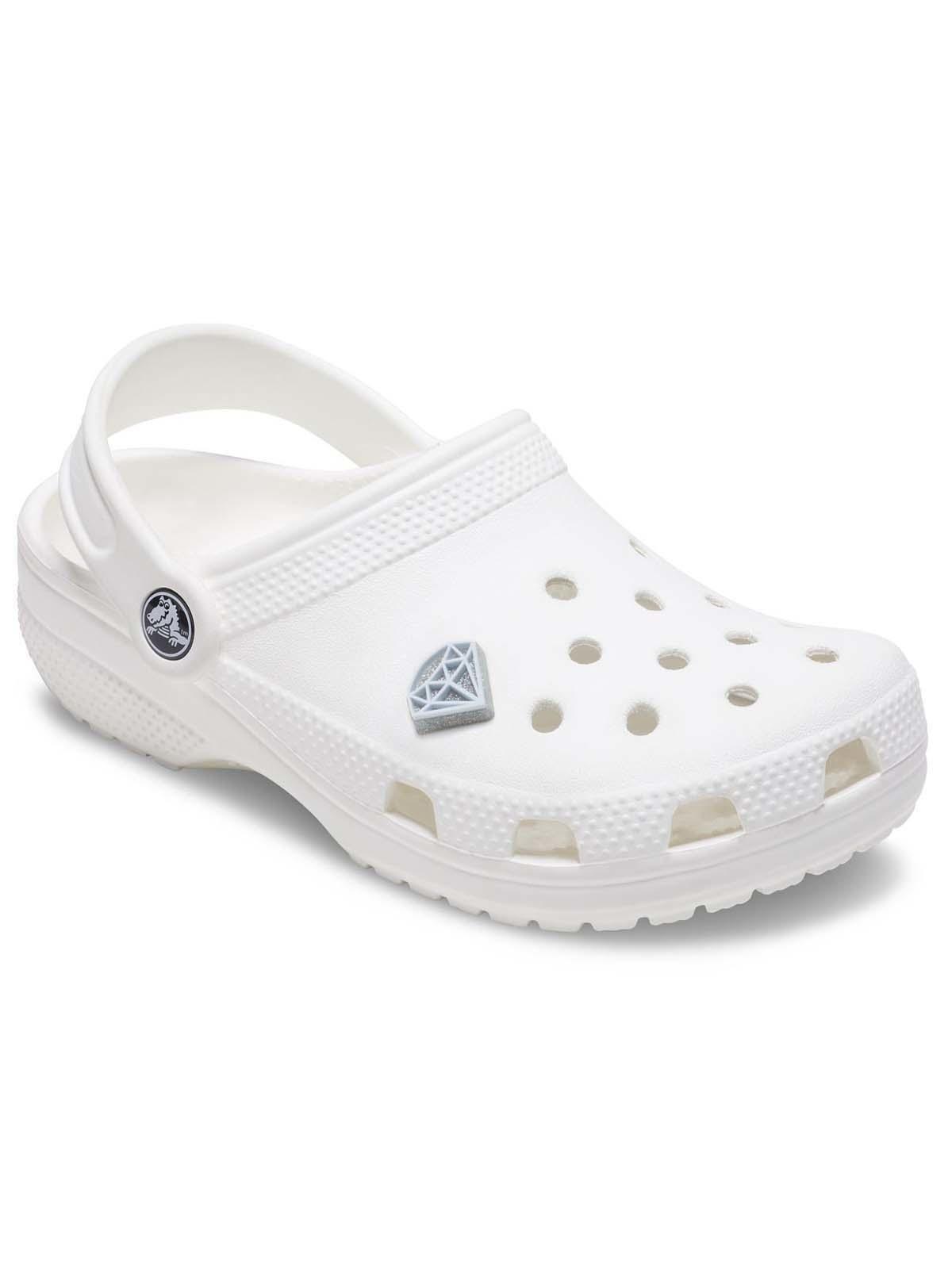 Jibbitz Crocs Diamante Azul Brillo Blanco-1