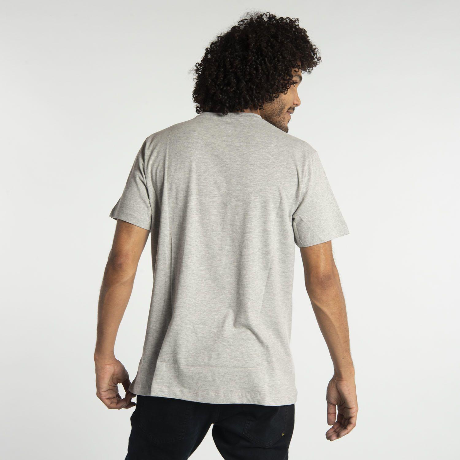 Polera Manga Corta  Hombre Fdtn Workwear Tee Gris-2