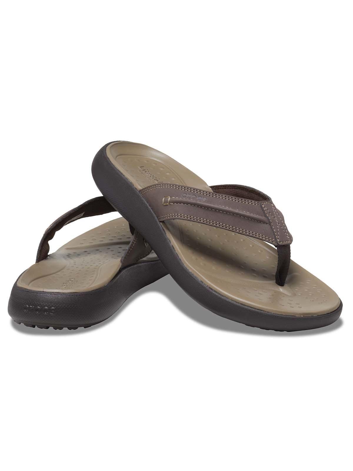 Sandalia Crocs Hombre Yukon Vista Ii Flip Café-3