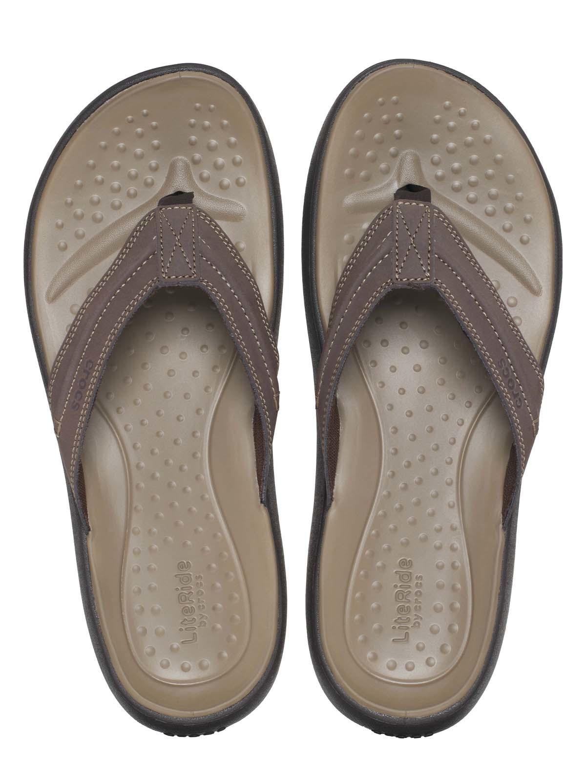 Sandalia Crocs Hombre Yukon Vista Ii Flip Café-4