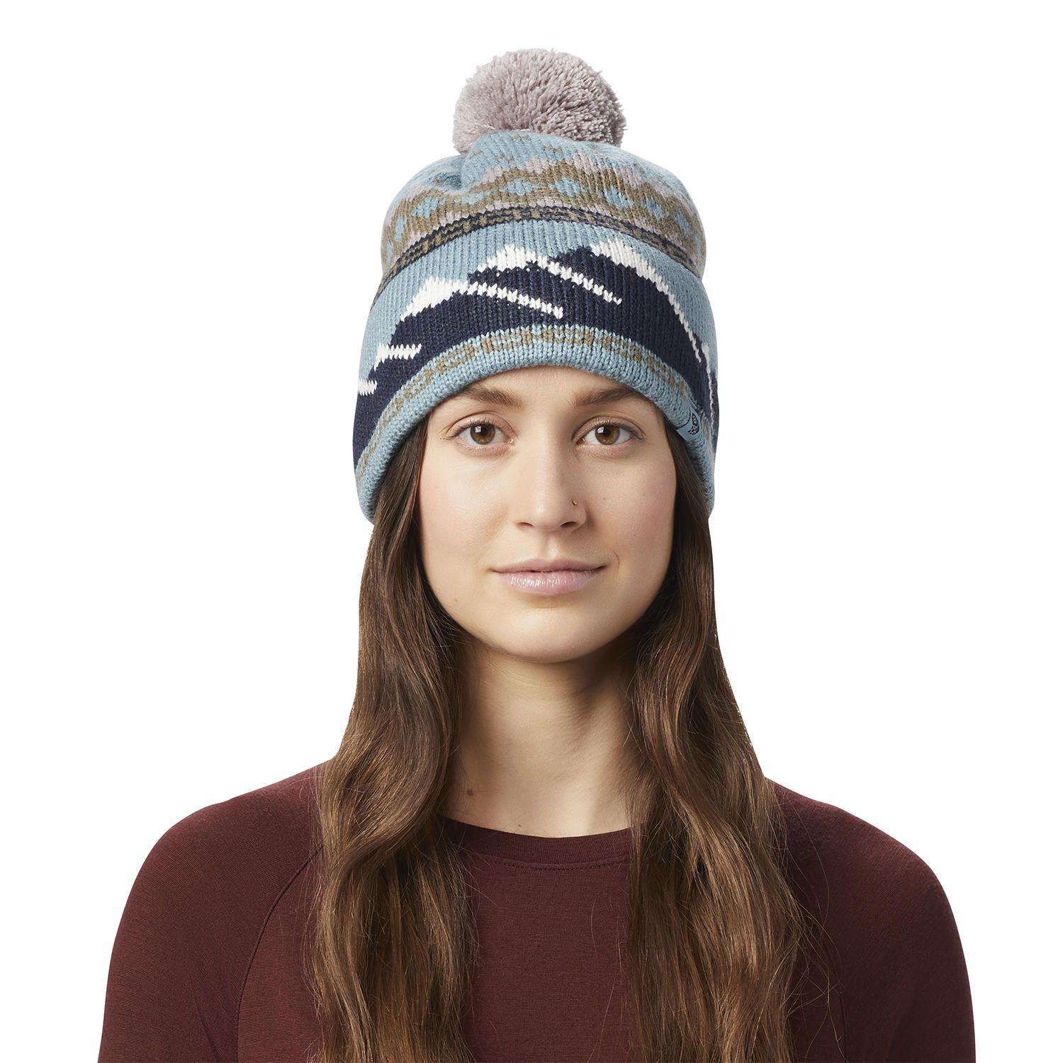 Gorro Acrílico Mujer Mtn Scape Beanie Azul-0