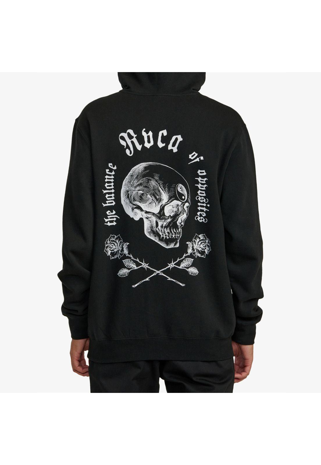 Polerón Hombre Opposite Skulls M Ot Negro-1