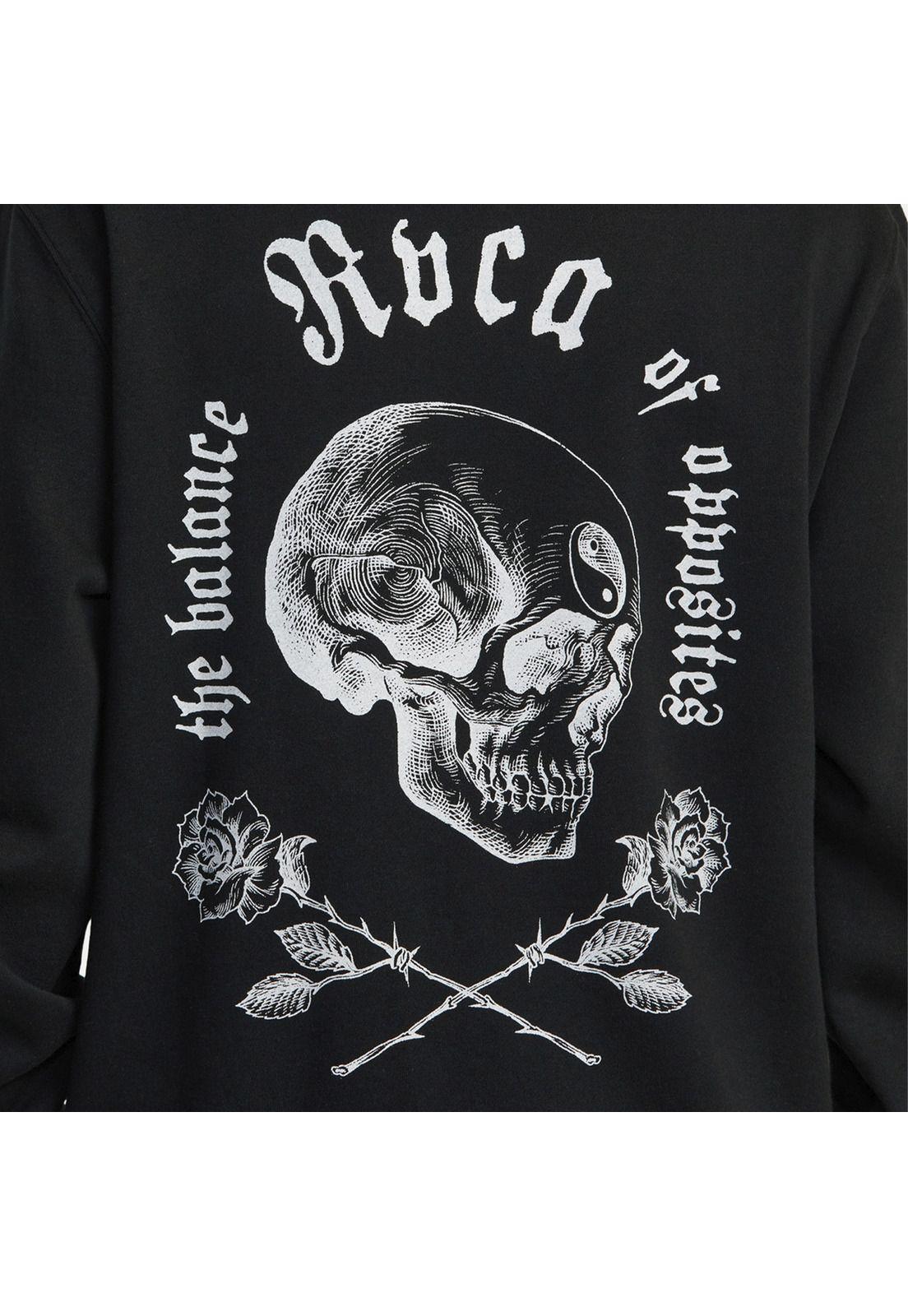 Polerón Hombre Opposite Skulls M Ot Negro-3