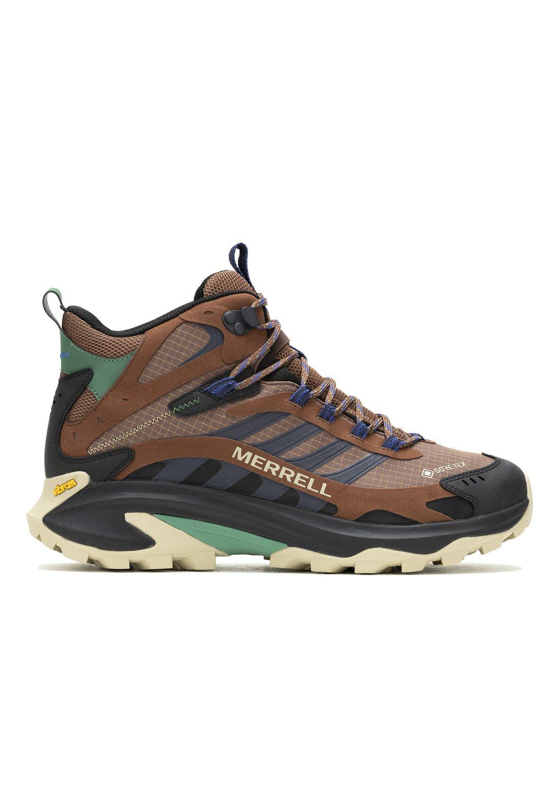 Botín imperm Hombre Moab Speed 2 Mid GTX Canela-0