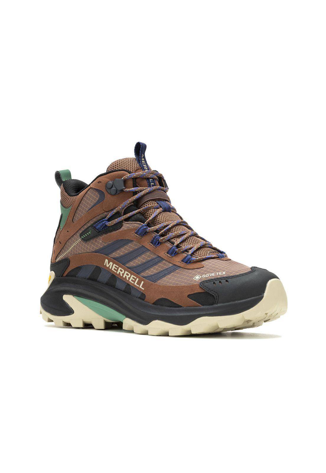 Botín imperm Hombre Moab Speed 2 Mid GTX Canela-1