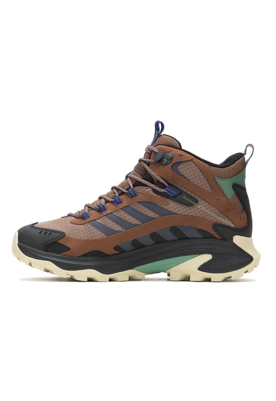 Botín imperm Hombre Moab Speed 2 Mid GTX Canela-3