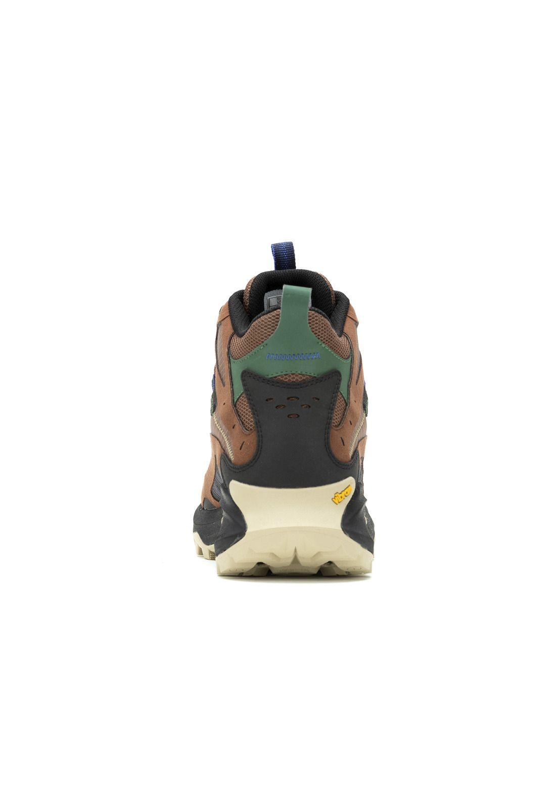 Botín imperm Hombre Moab Speed 2 Mid GTX Canela-4
