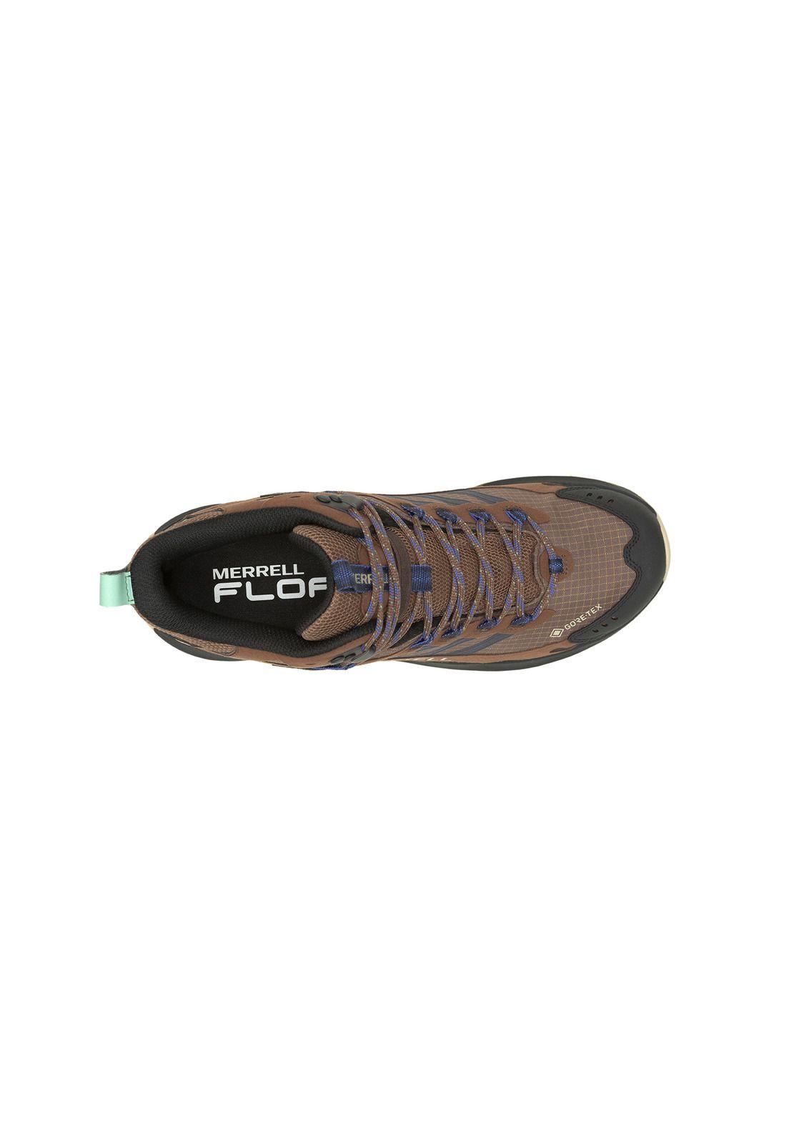 Botín imperm Hombre Moab Speed 2 Mid GTX Canela-5