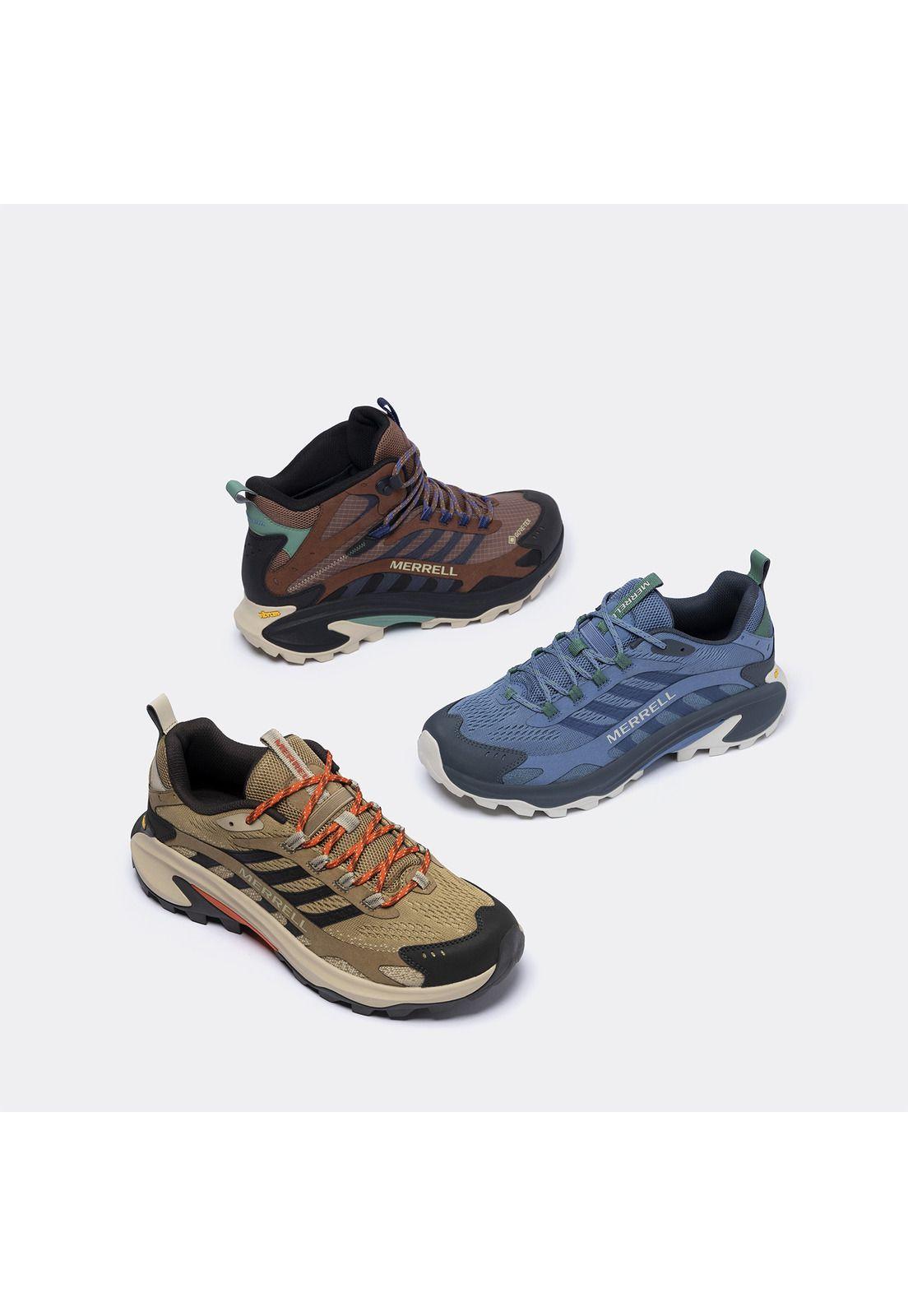 Botín imperm Hombre Moab Speed 2 Mid GTX Canela-7
