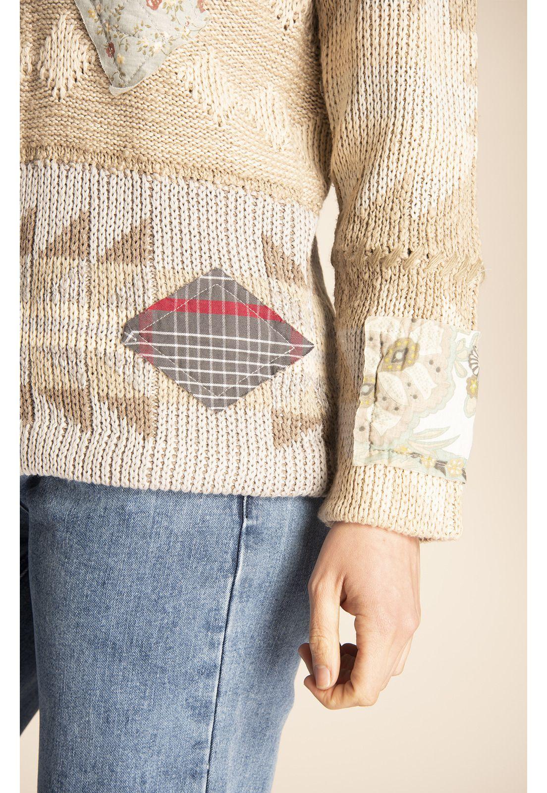 Polerón Mujer Kala Gris-4