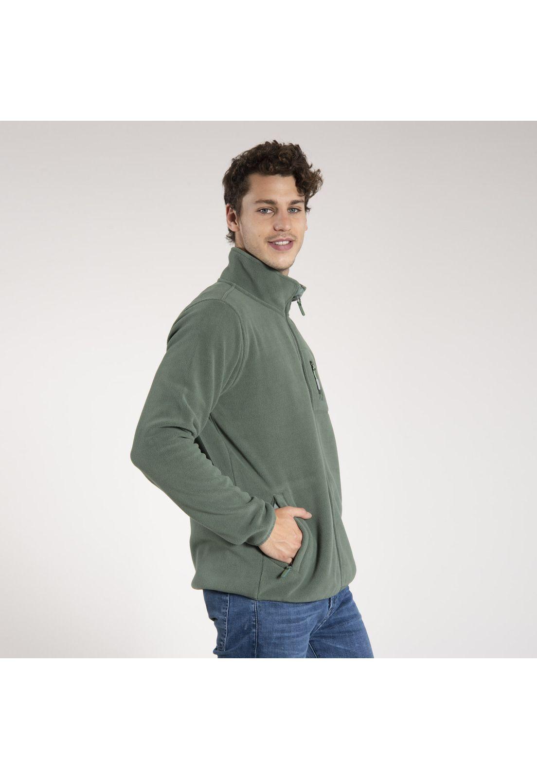 Polar Hombre Wooden Fleece Verde-1