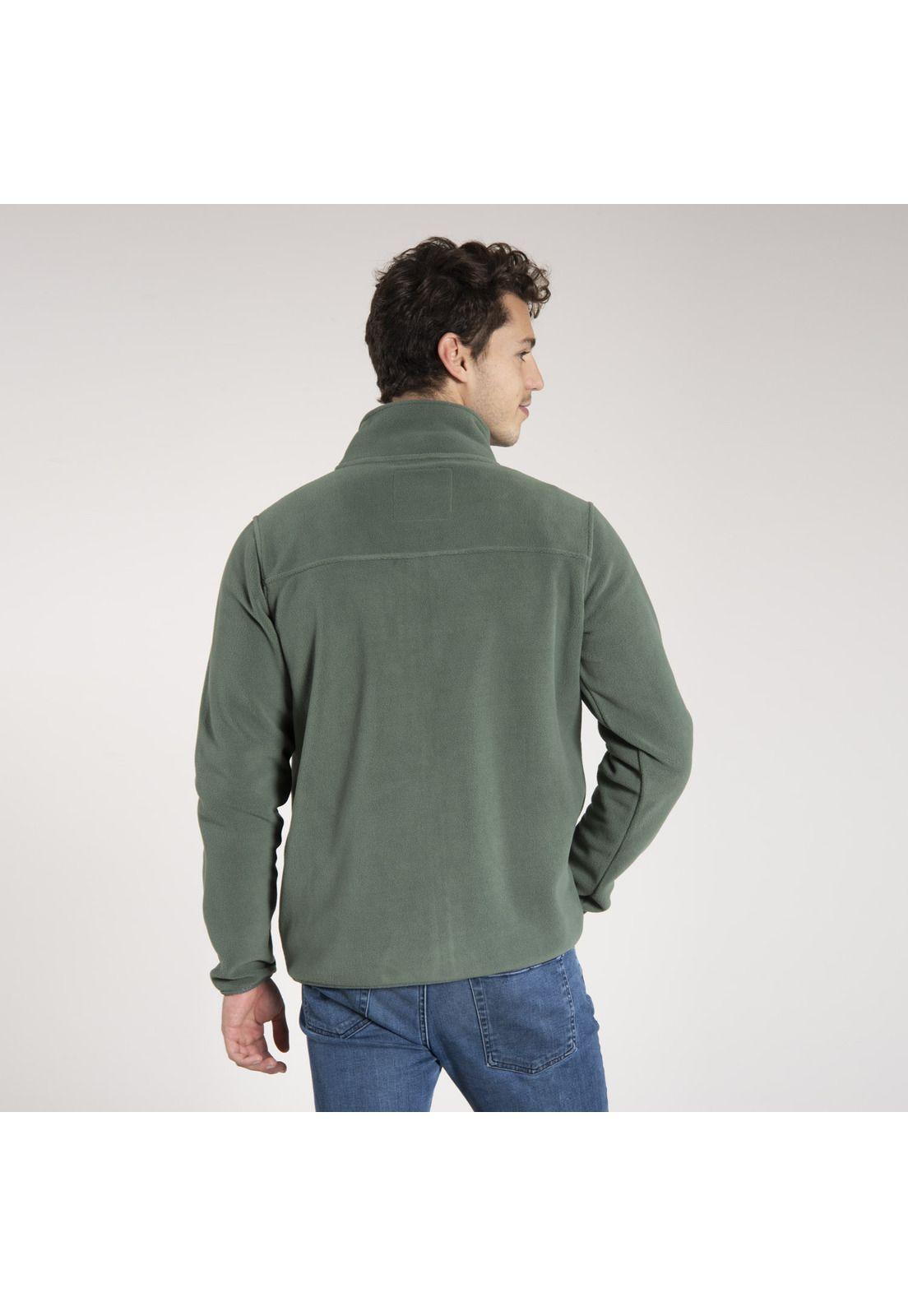 Polar Hombre Wooden Fleece Verde-2