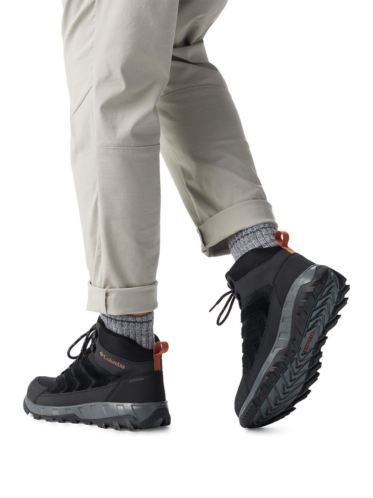 Botín Hombre Strata Trail Mid Wp Negro-9