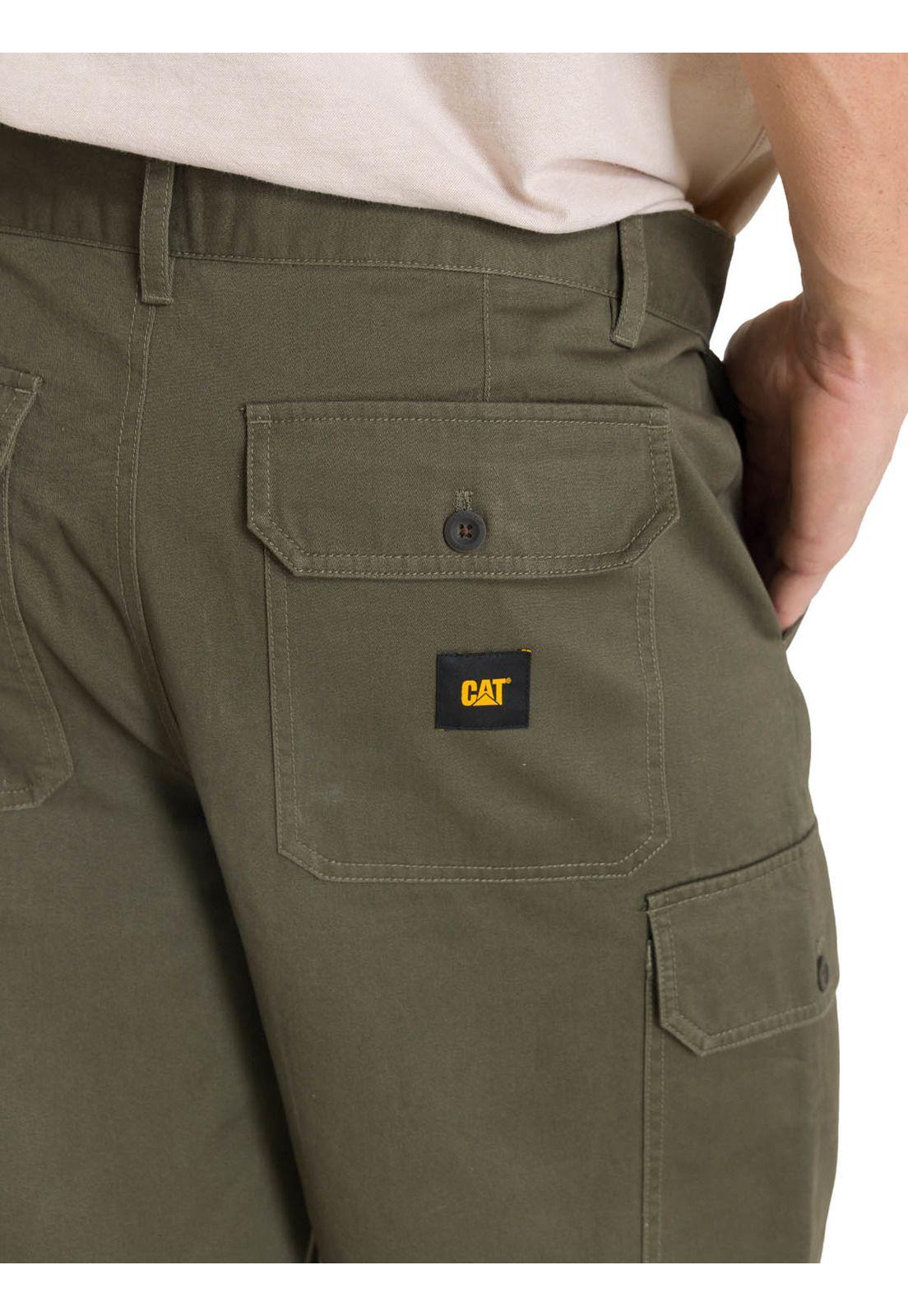 Short Hombre Cargo Verde Oliva-5