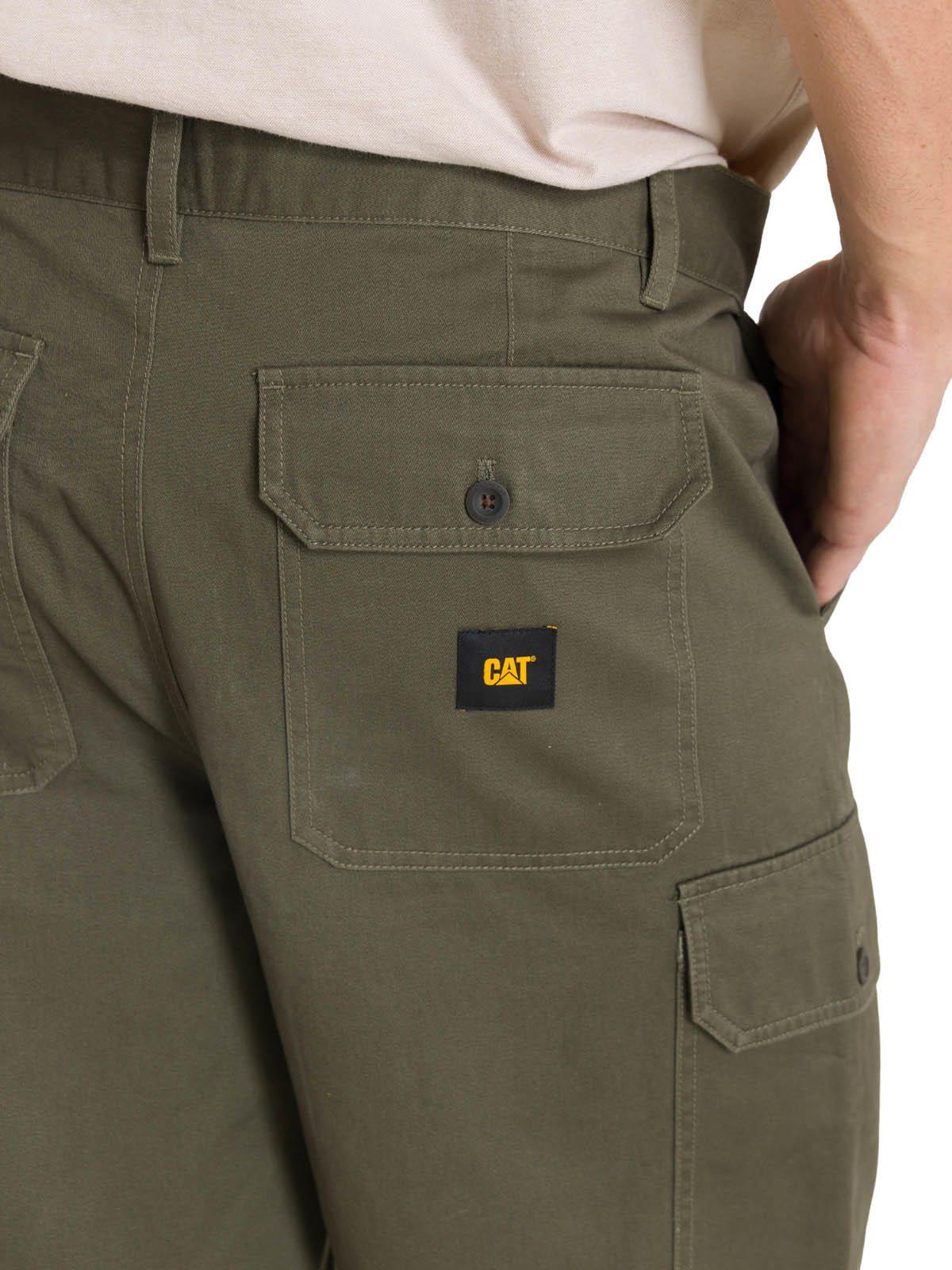 Short Hombre Cargo Verde Oliva-5