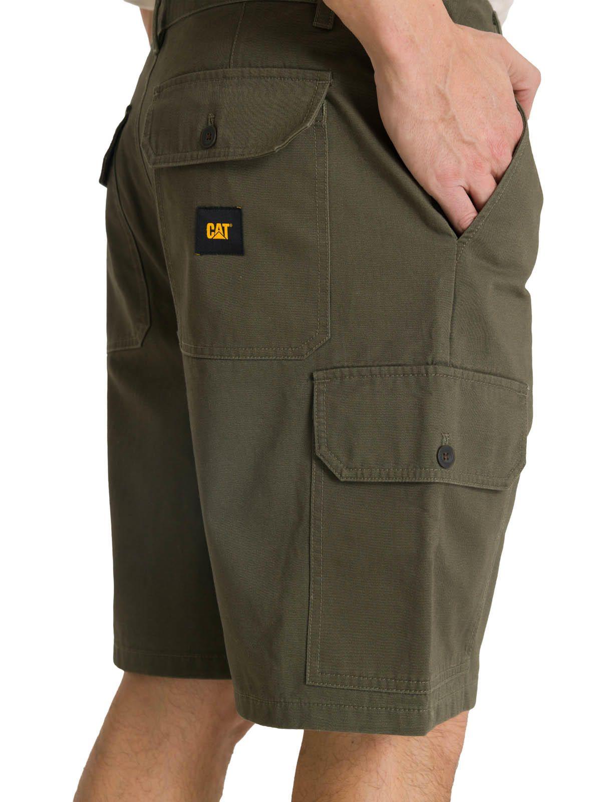 Short Hombre Cargo Verde Oliva-7