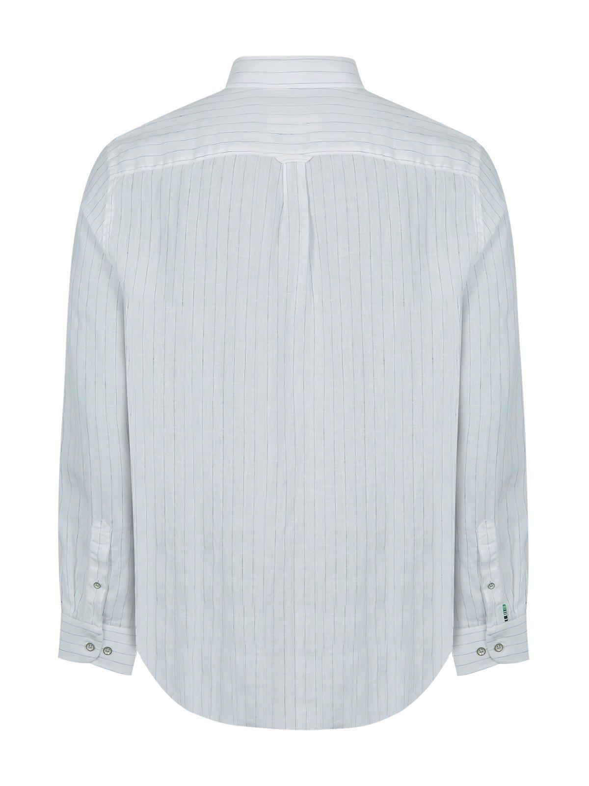 Camisa Lino Orgánico Azul Fantasy Hombre -1