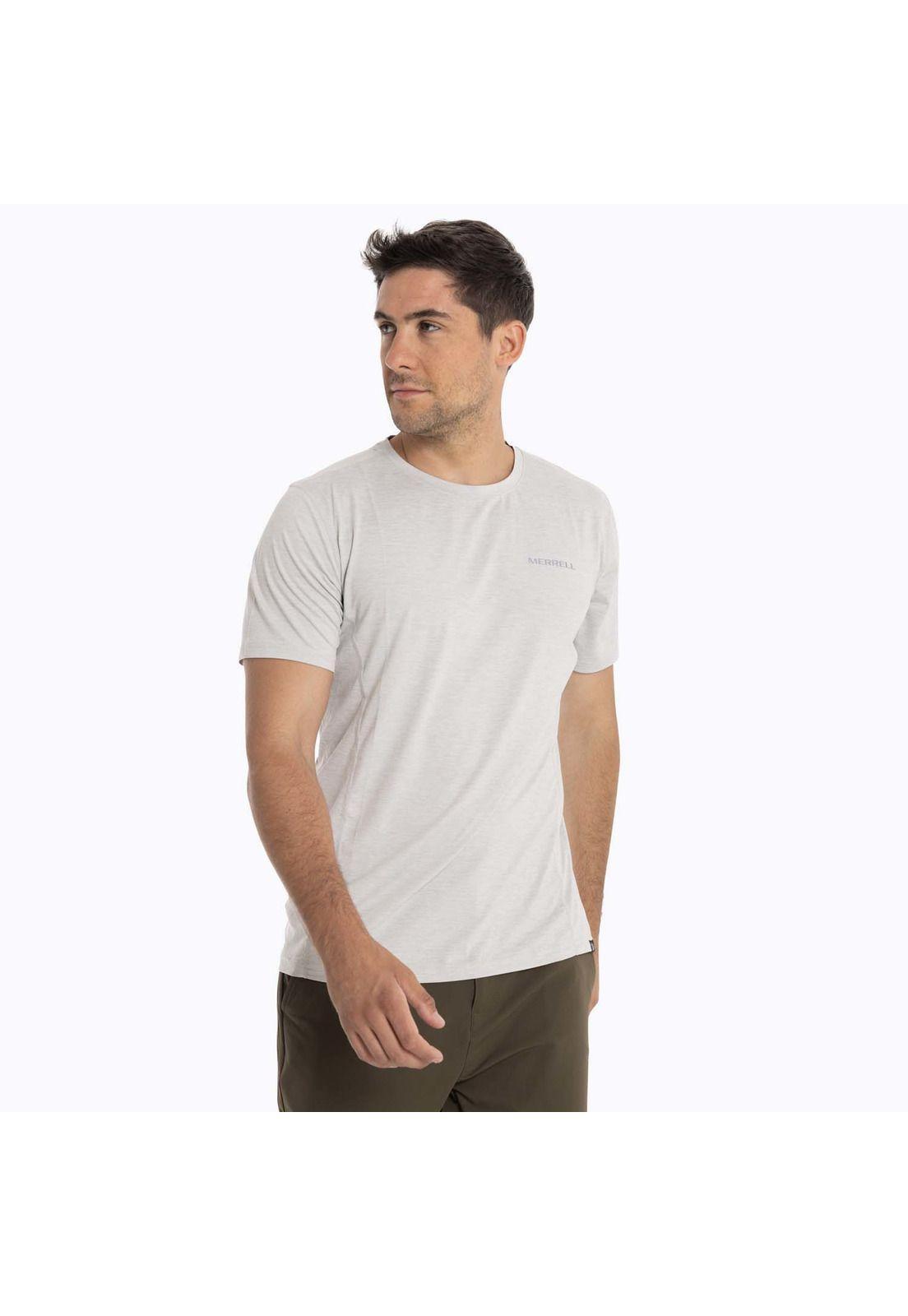 Polera Hombre Sport Sabine Gris claro Merrell-4