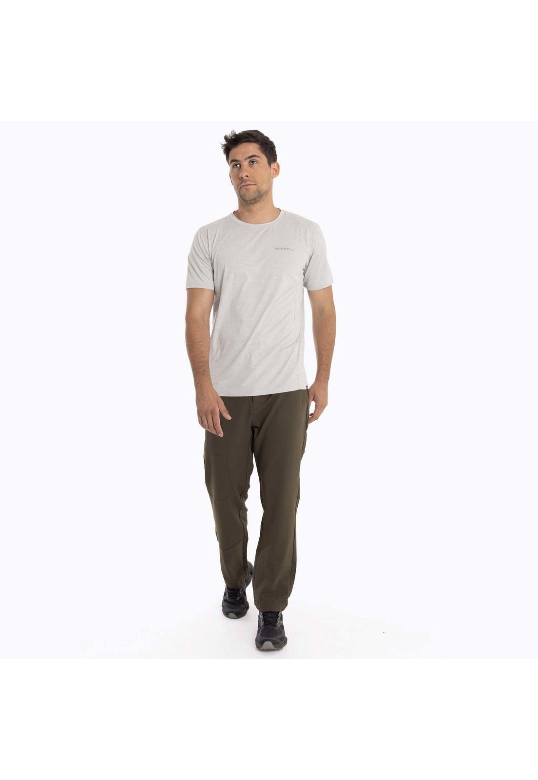 Polera Hombre Sport Sabine Gris claro Merrell-5