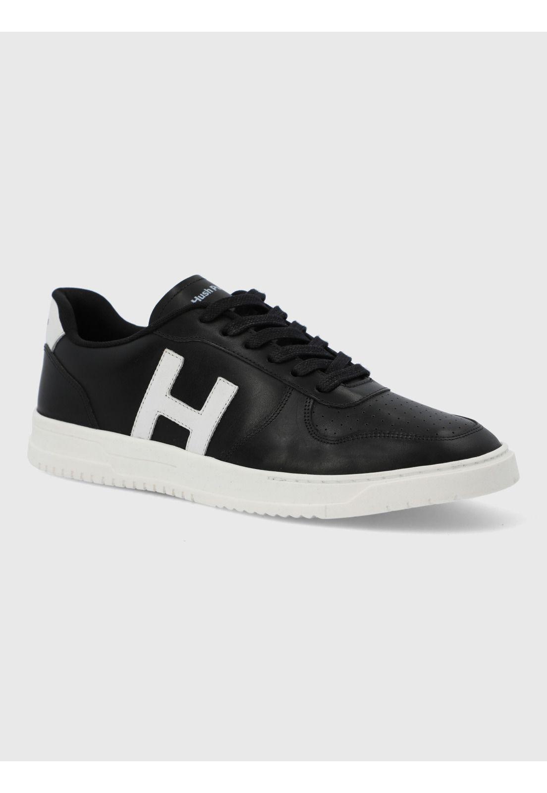 Zapatilla Cuero Hombre Philippe Negro-0