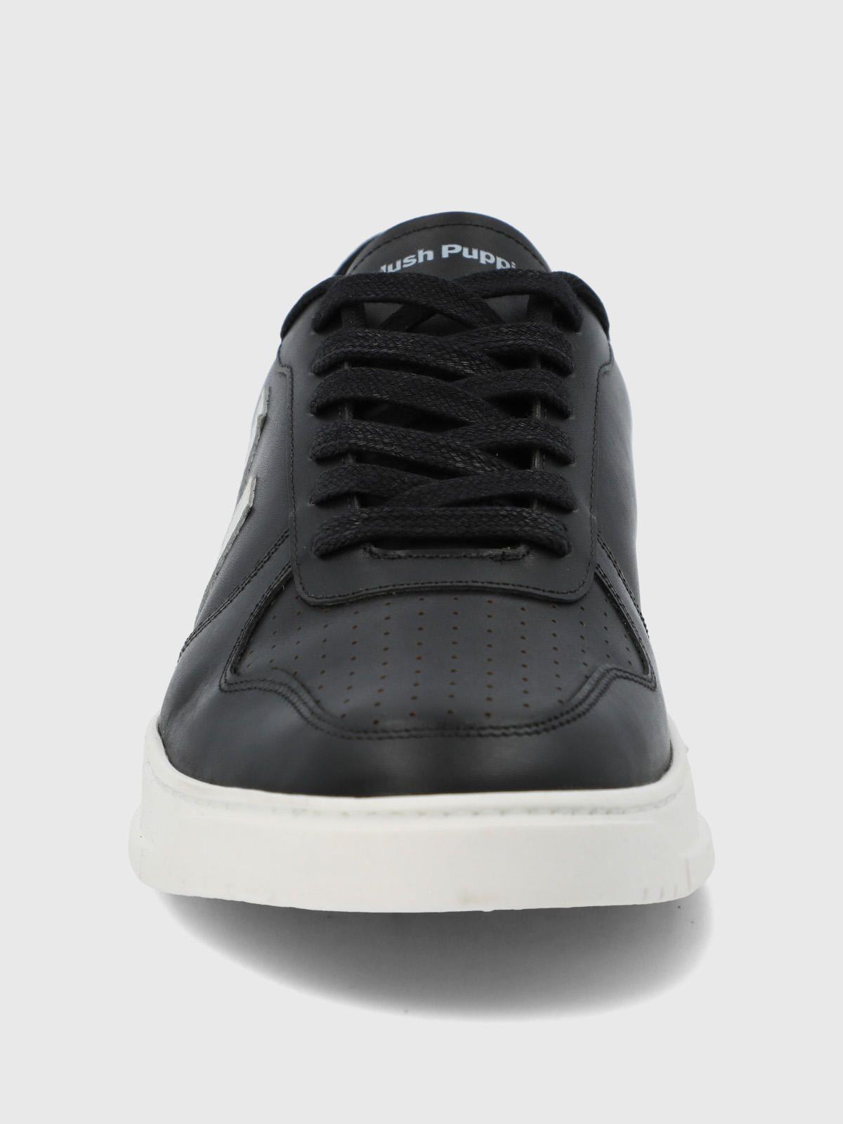 Zapatilla Cuero Hombre Philippe Negro-2