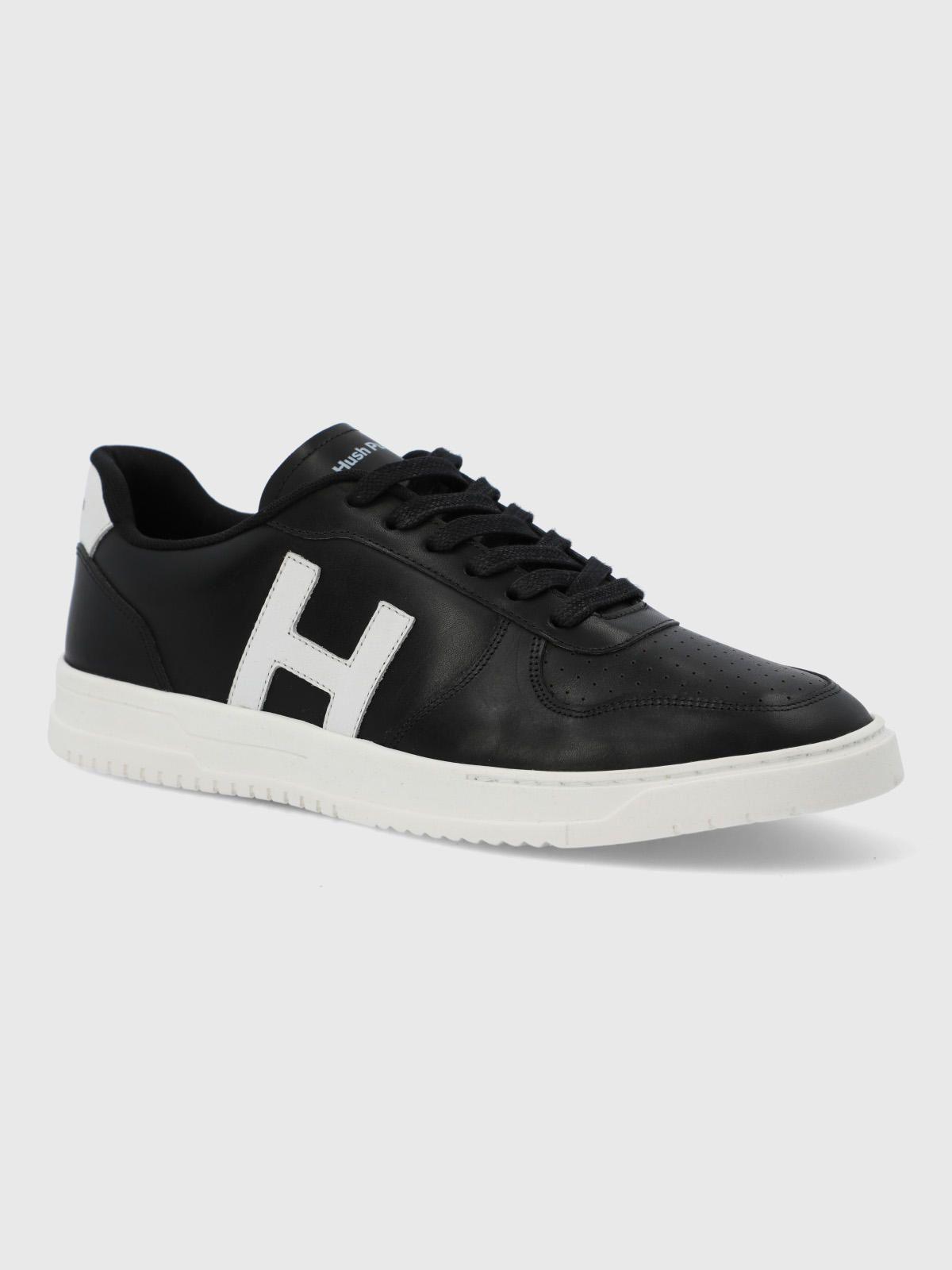 Zapatilla Cuero Hombre Philippe Negro-0