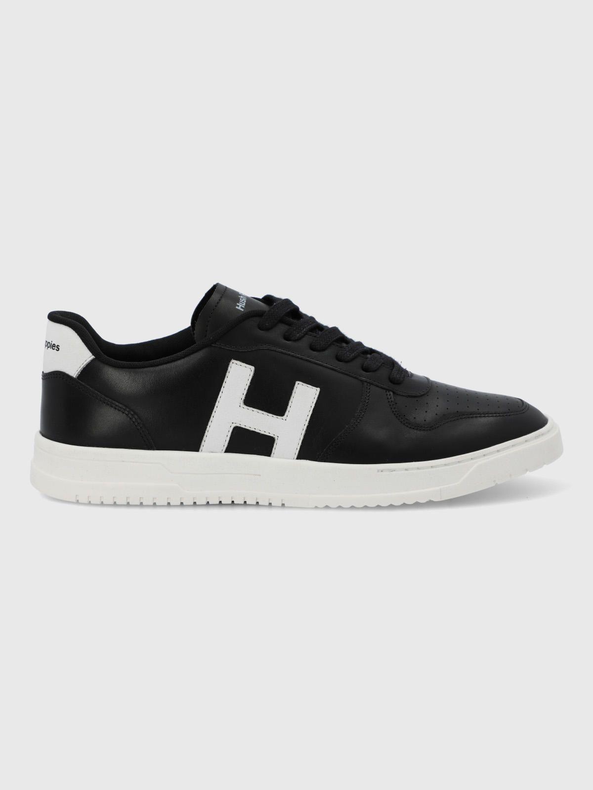 Zapatilla Cuero Hombre Philippe Negro-1