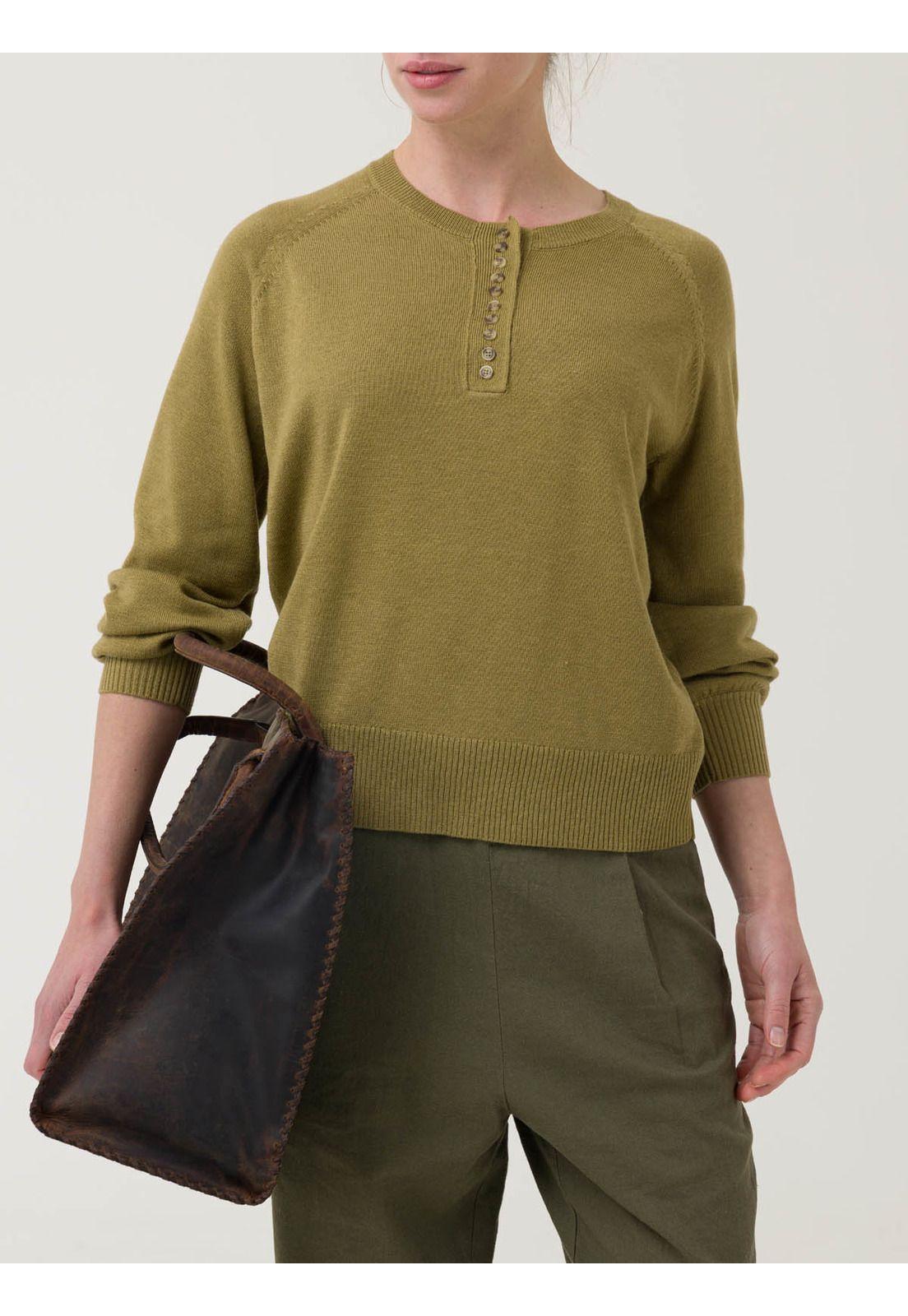 Sweater Mujer Omaha Verde -4