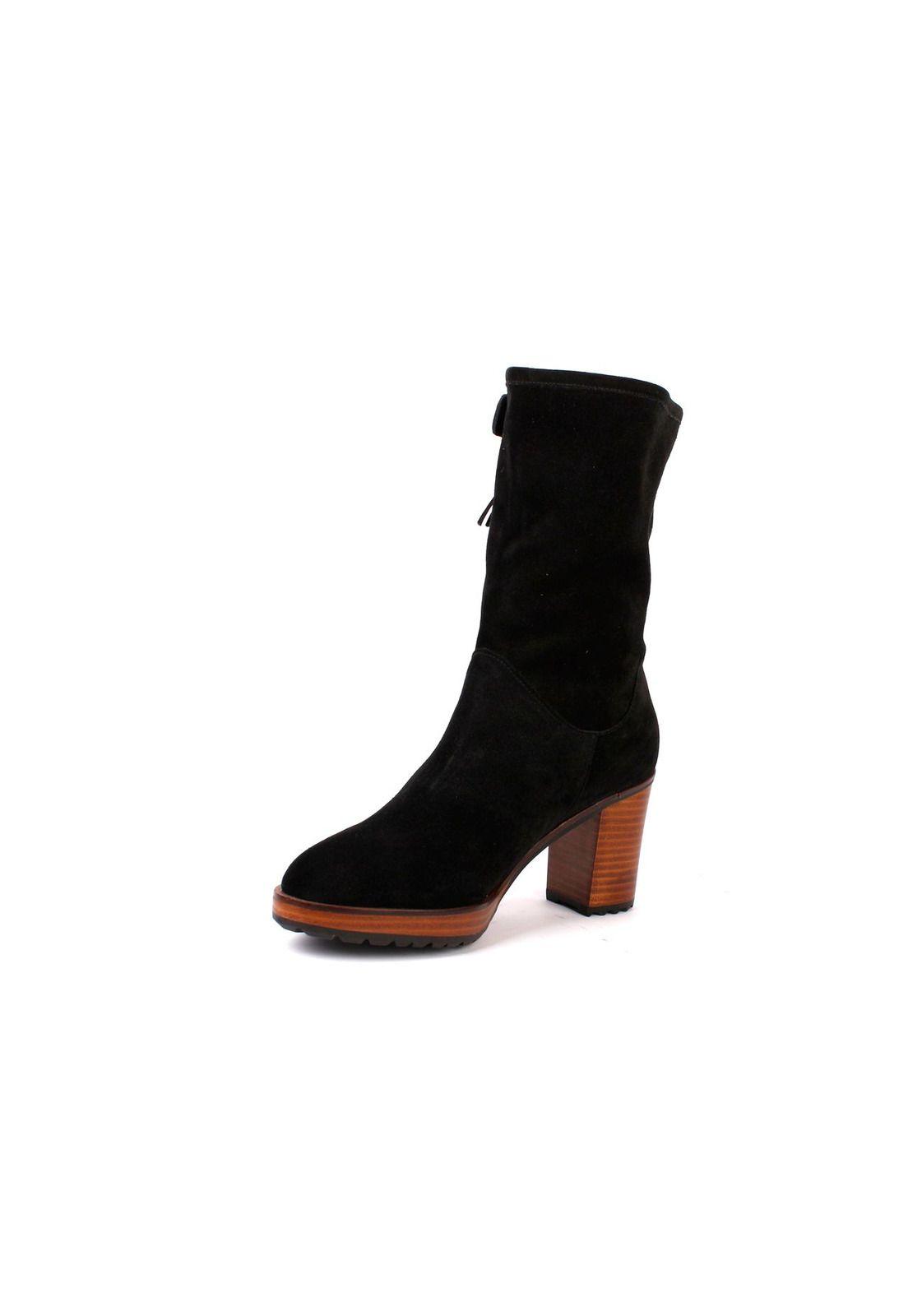 Bota Cuero Amaya Negro-1