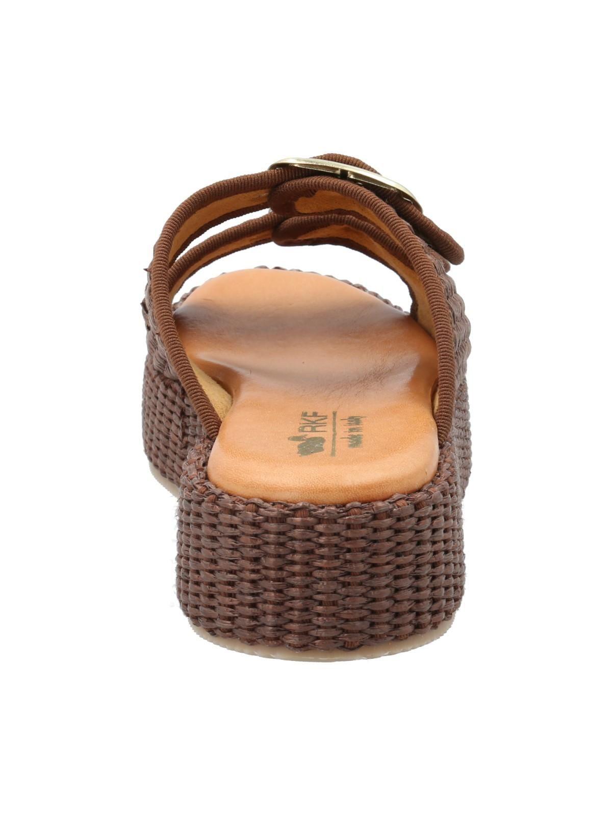 Sandalia Rafia Mujer Ruth Café-6