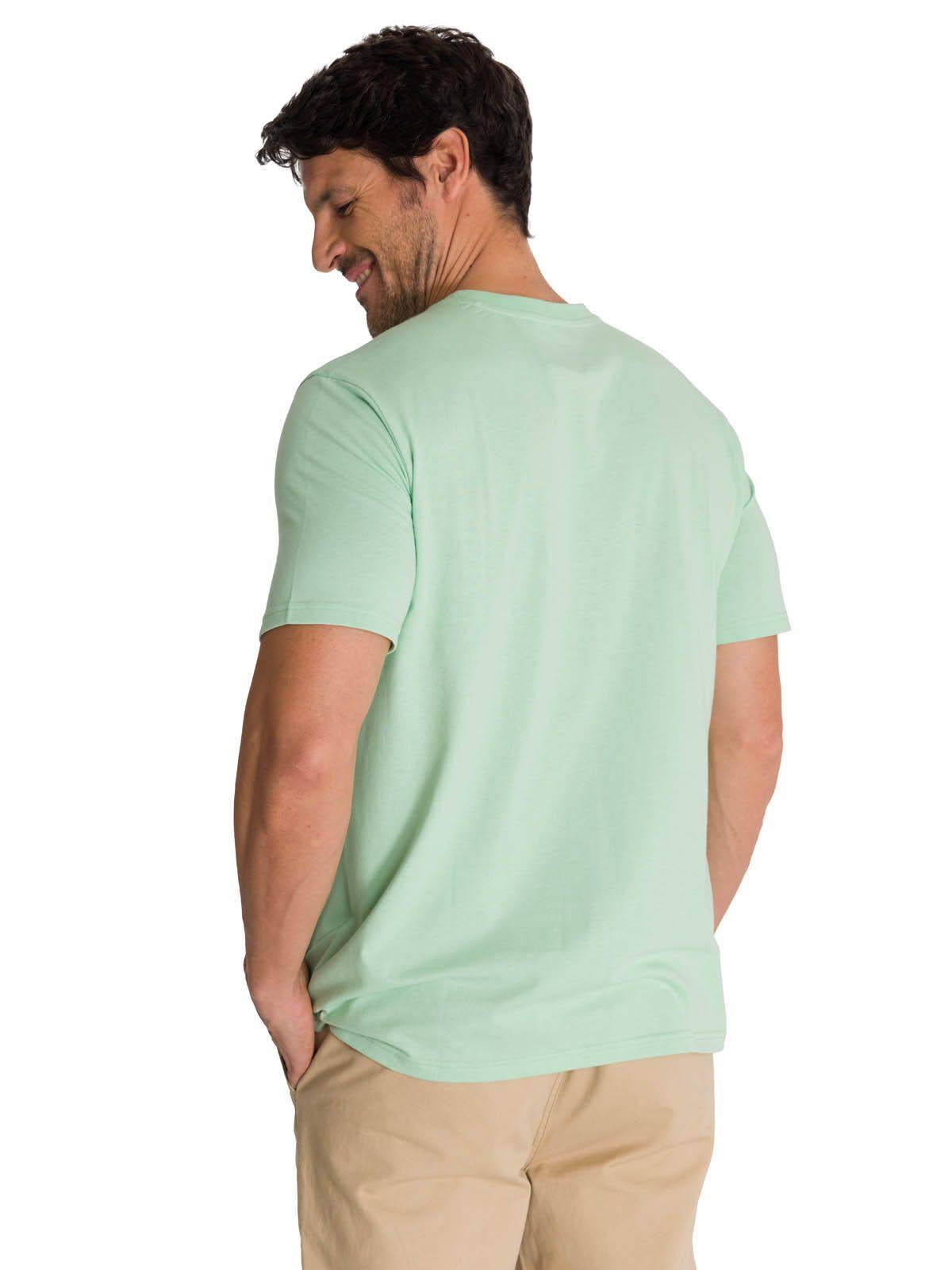 Polera Manga Corta Hombre Logoerpillar Verde-3